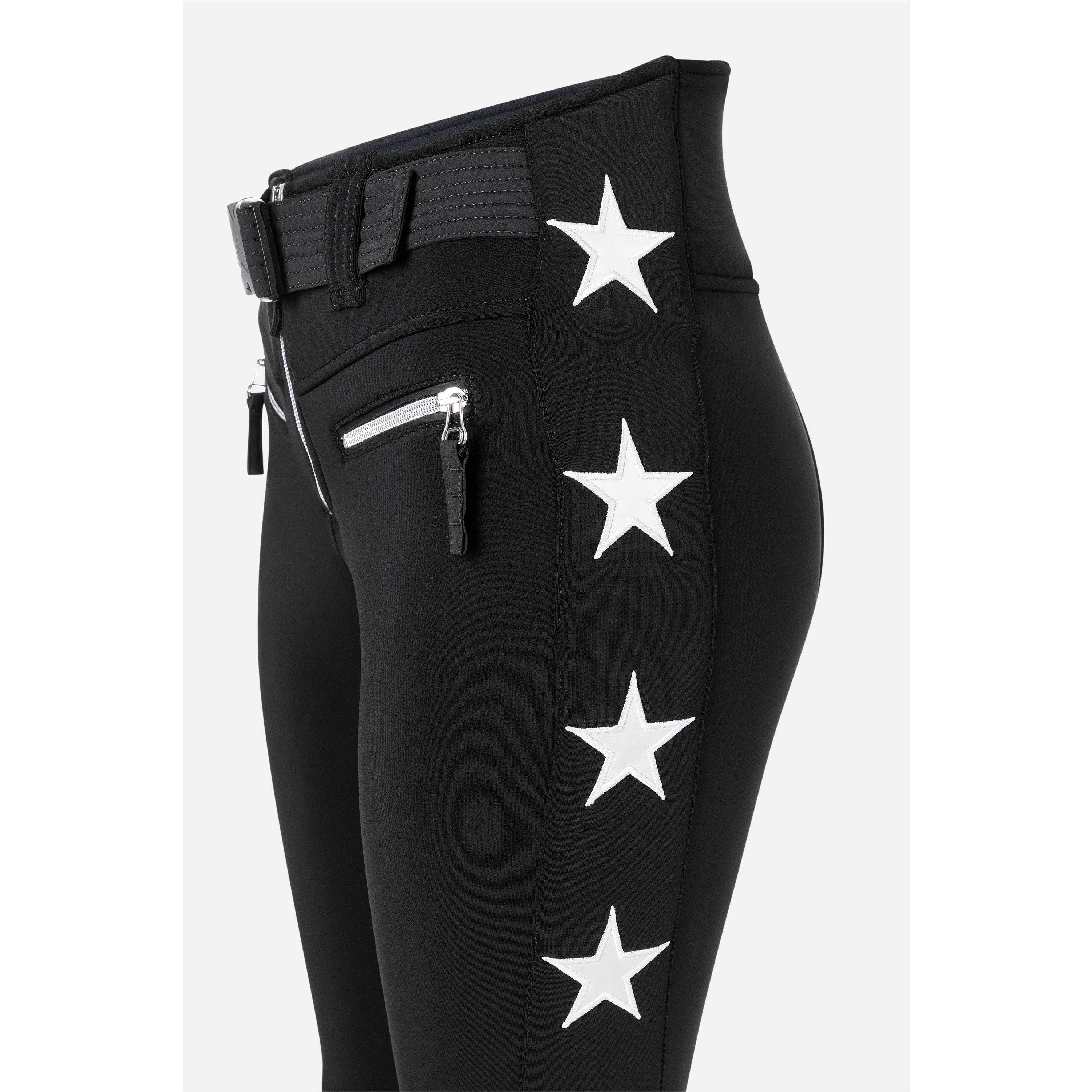 Black - JET SET - Women's Tiby Print Water Resistant Ski Trousers - 3