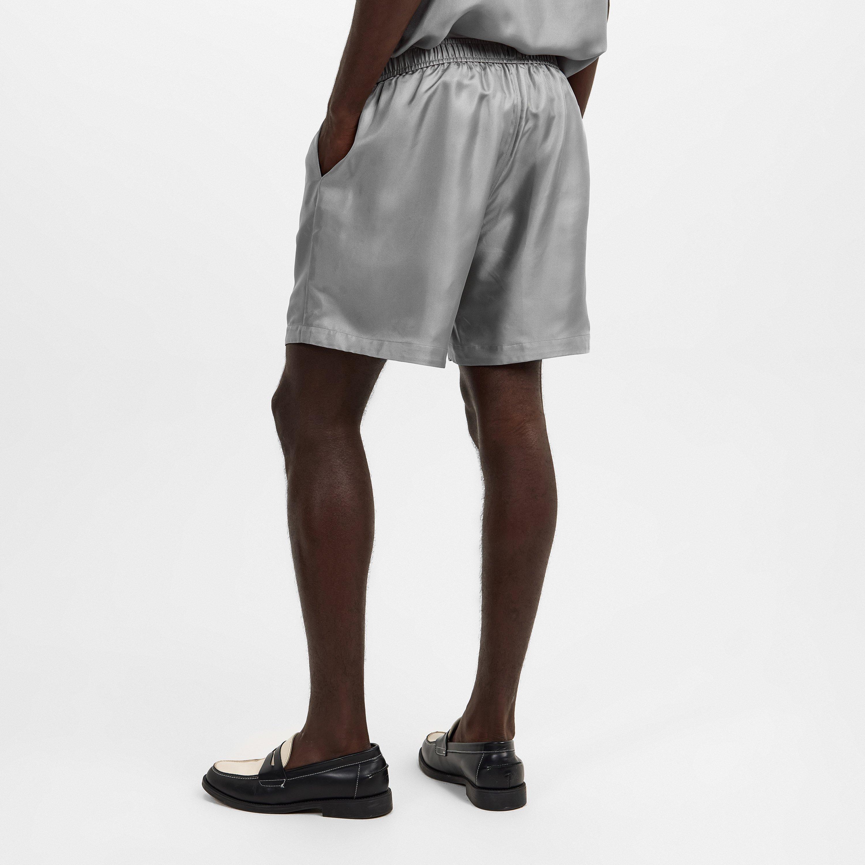 Grey - Amiri - Men's Art Dstrt Woven Tracksuit Shorts - 4