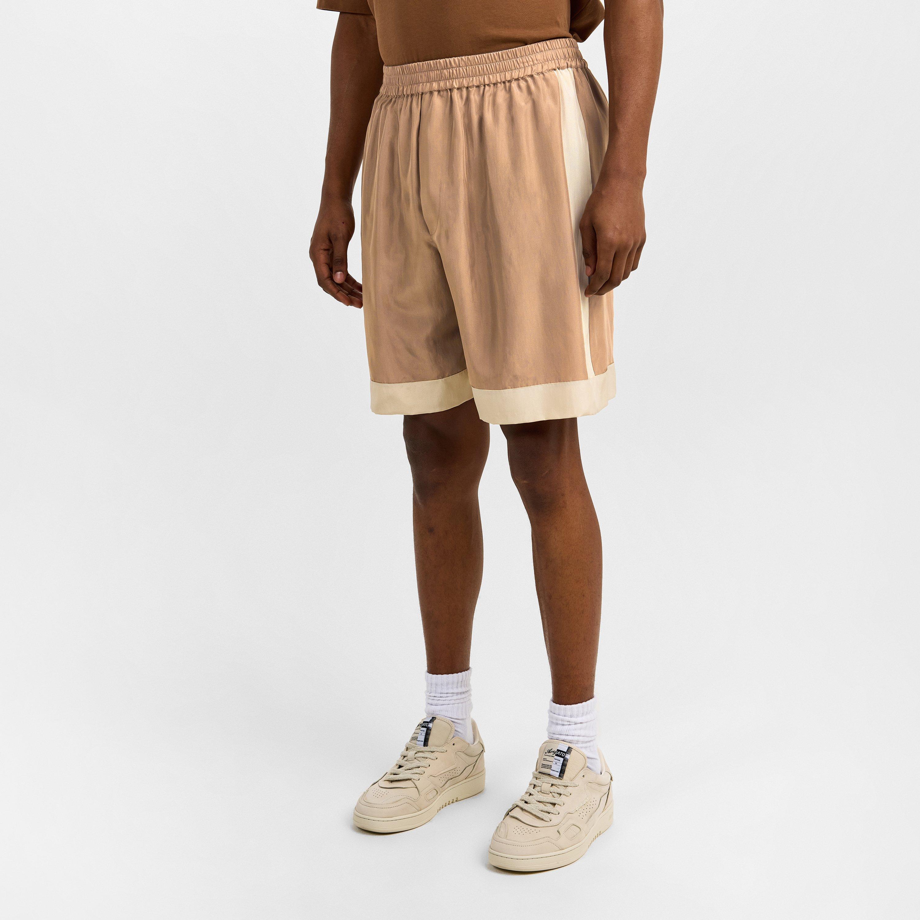 Walnut - DSquared2 - Men's DSQ Bowling Woven Tracksuit Shorts - 3