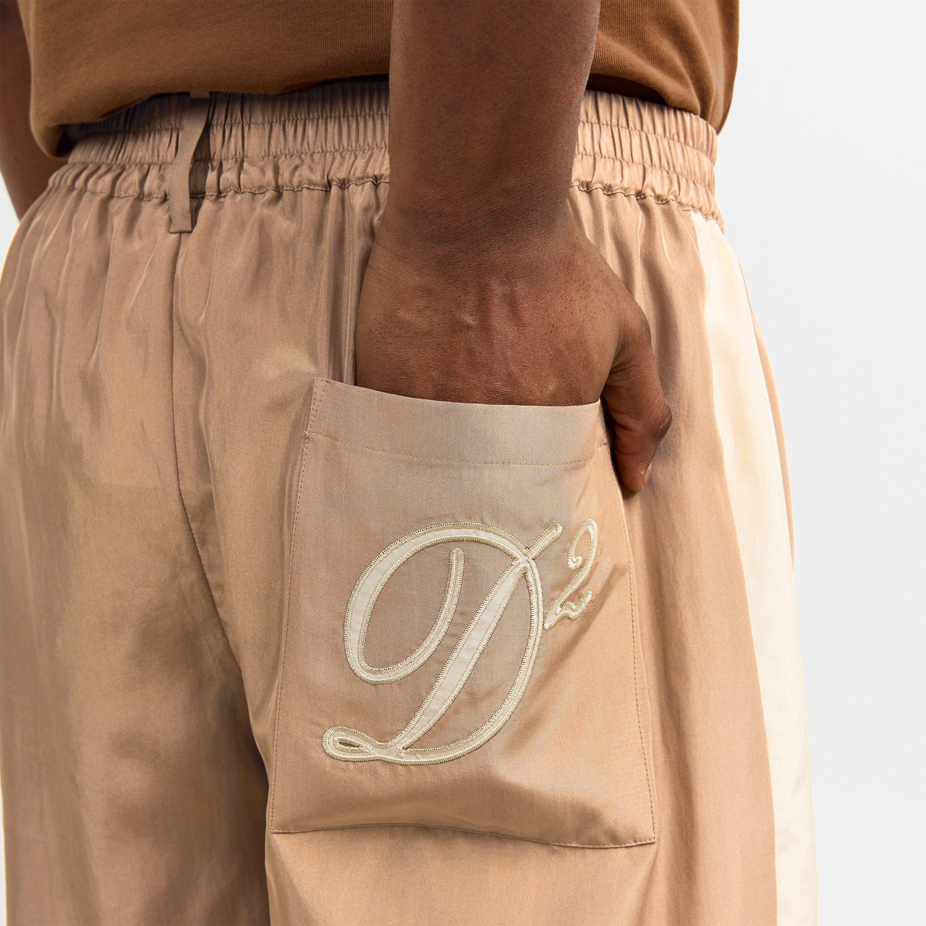 Walnut - DSquared2 - Men's DSQ Bowling Woven Tracksuit Shorts - 5