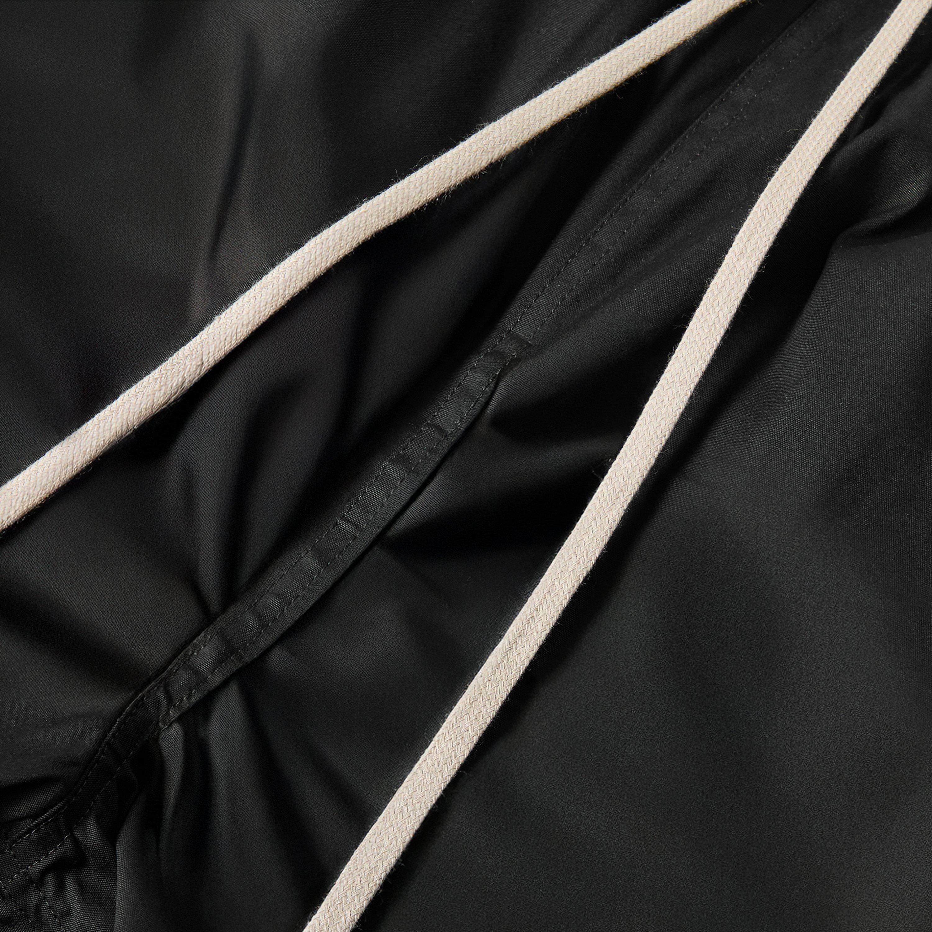 Black - Rick Owens - Men's Woven Tracksuit Shorts - 5