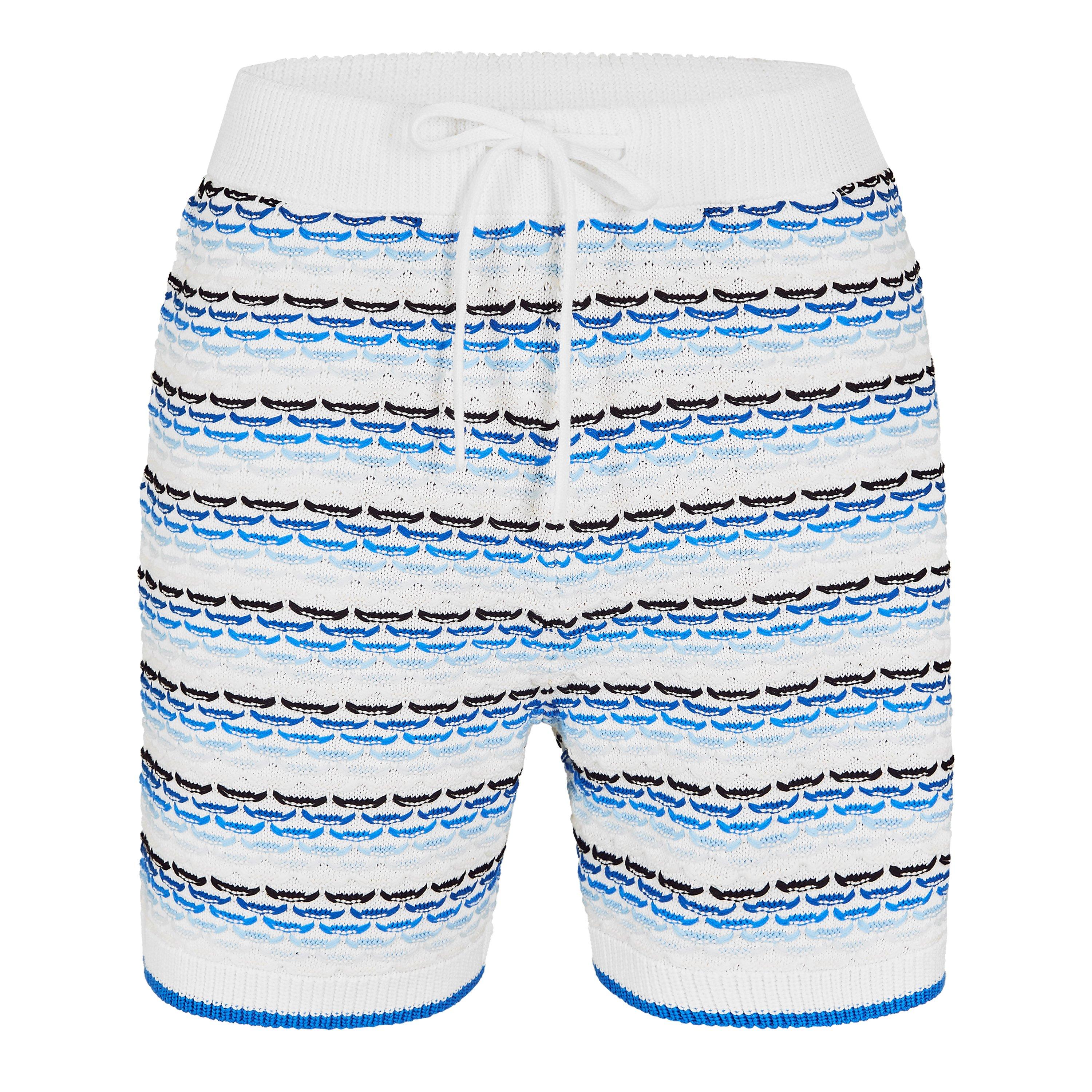 Casablanca Men's Woven Tracksuit Shorts - Blue - X Large