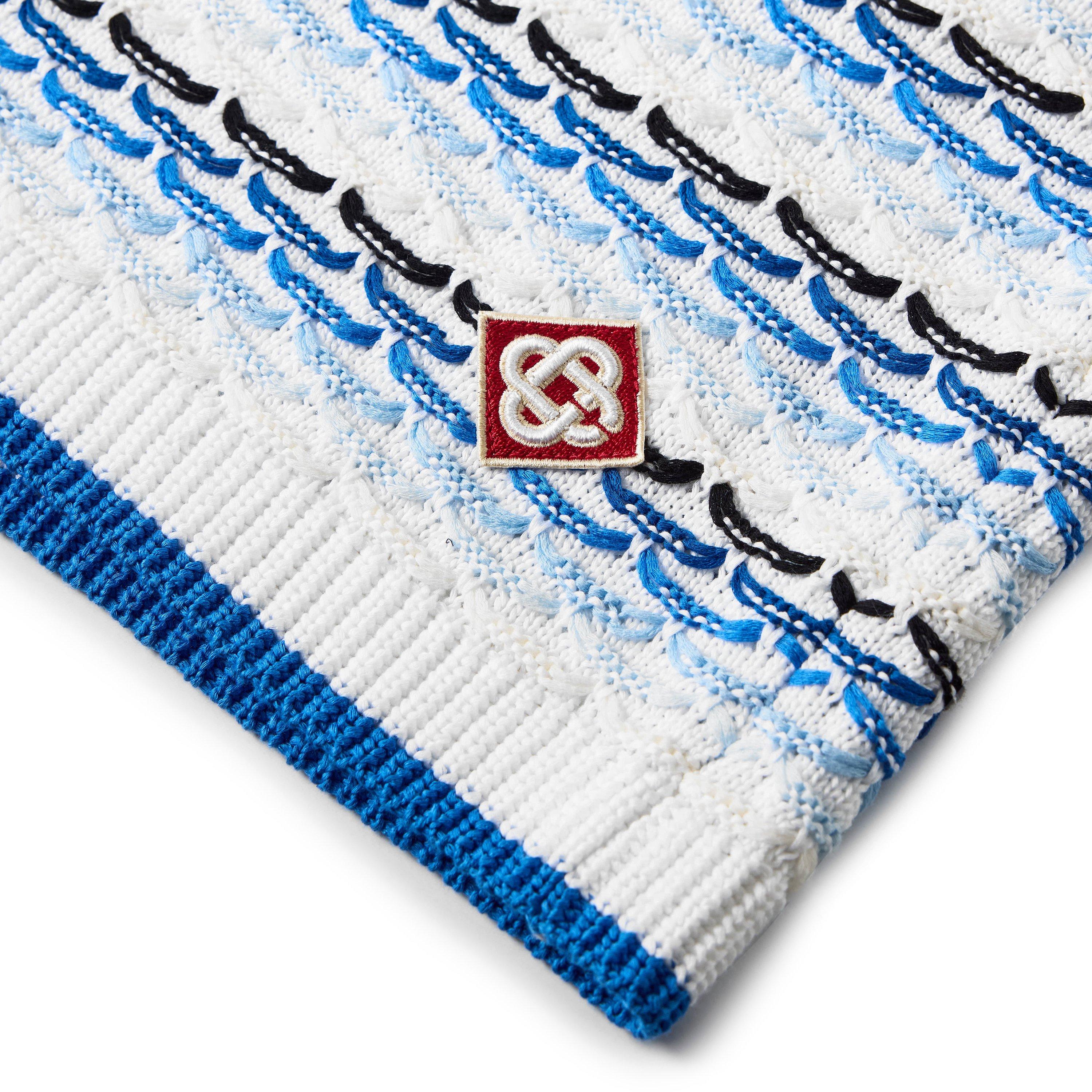 Blue - Casablanca - Men's Woven Tracksuit Shorts - 5