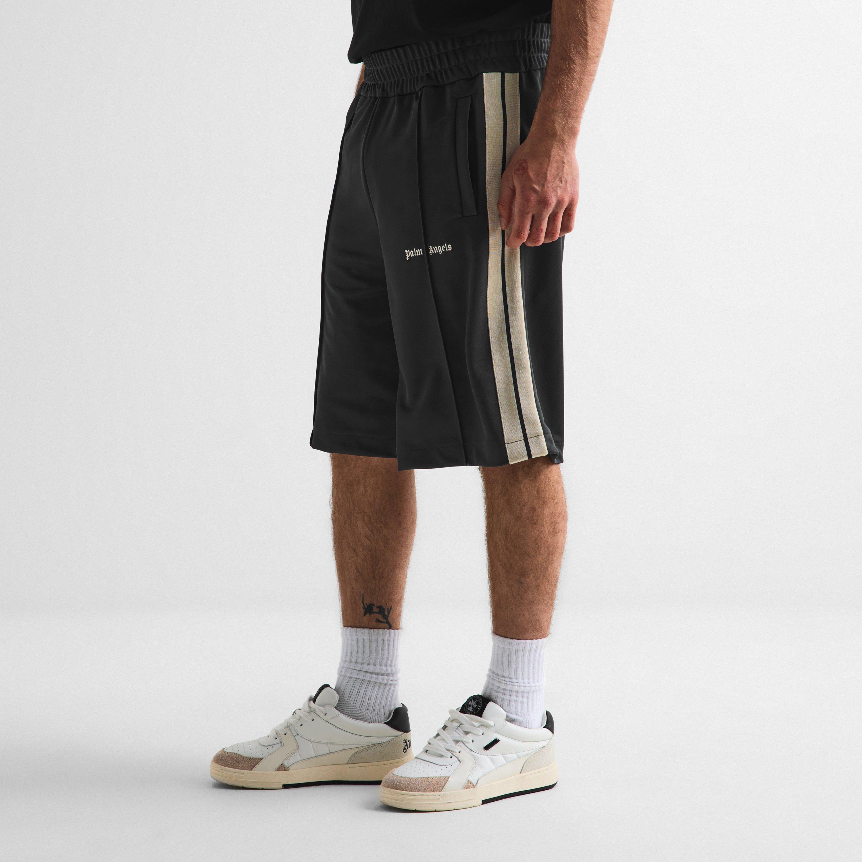 Dark Grey - Palm Angels - Men's Woven Tracksuit Shorts - 3