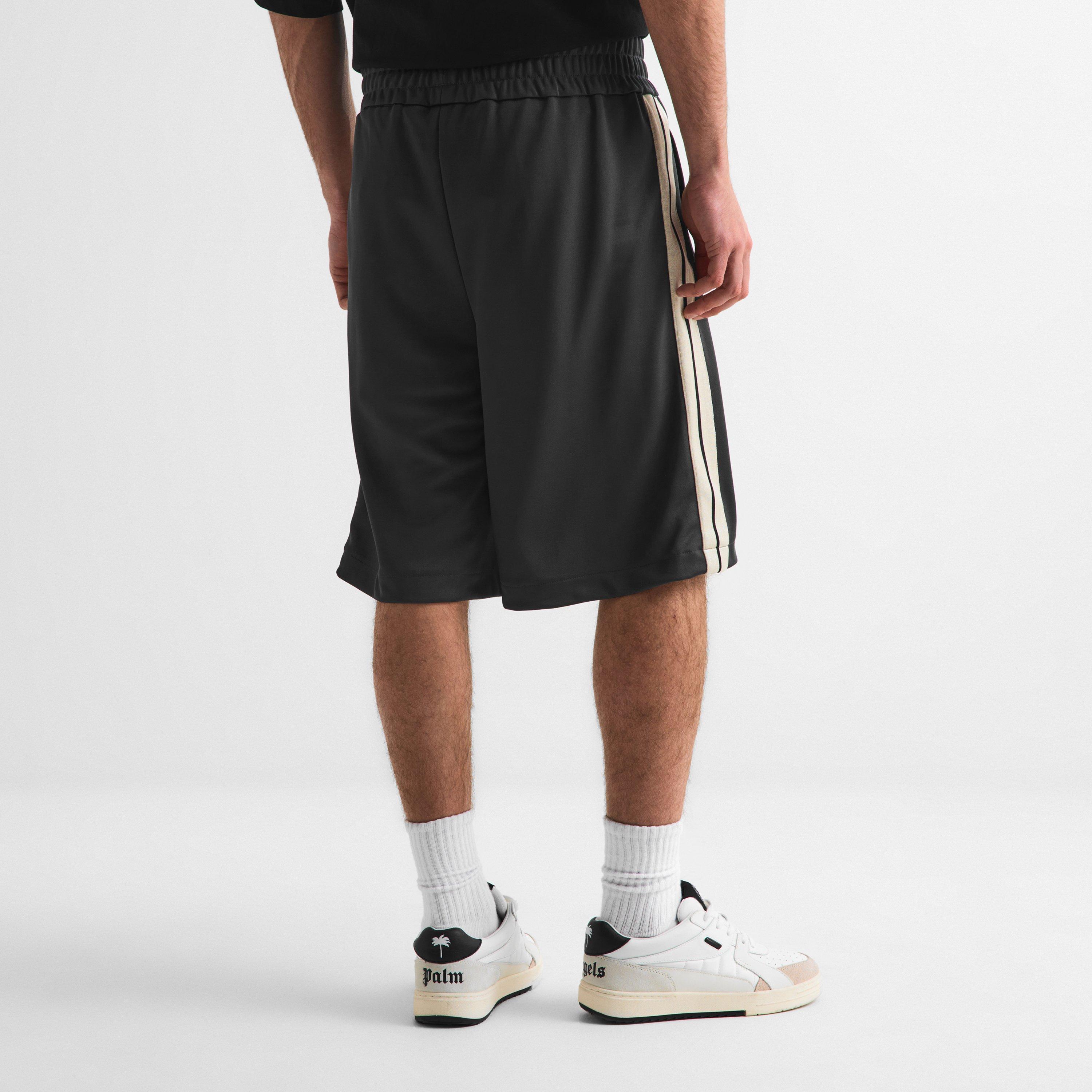 Dark Grey - Palm Angels - Men's Woven Tracksuit Shorts - 4