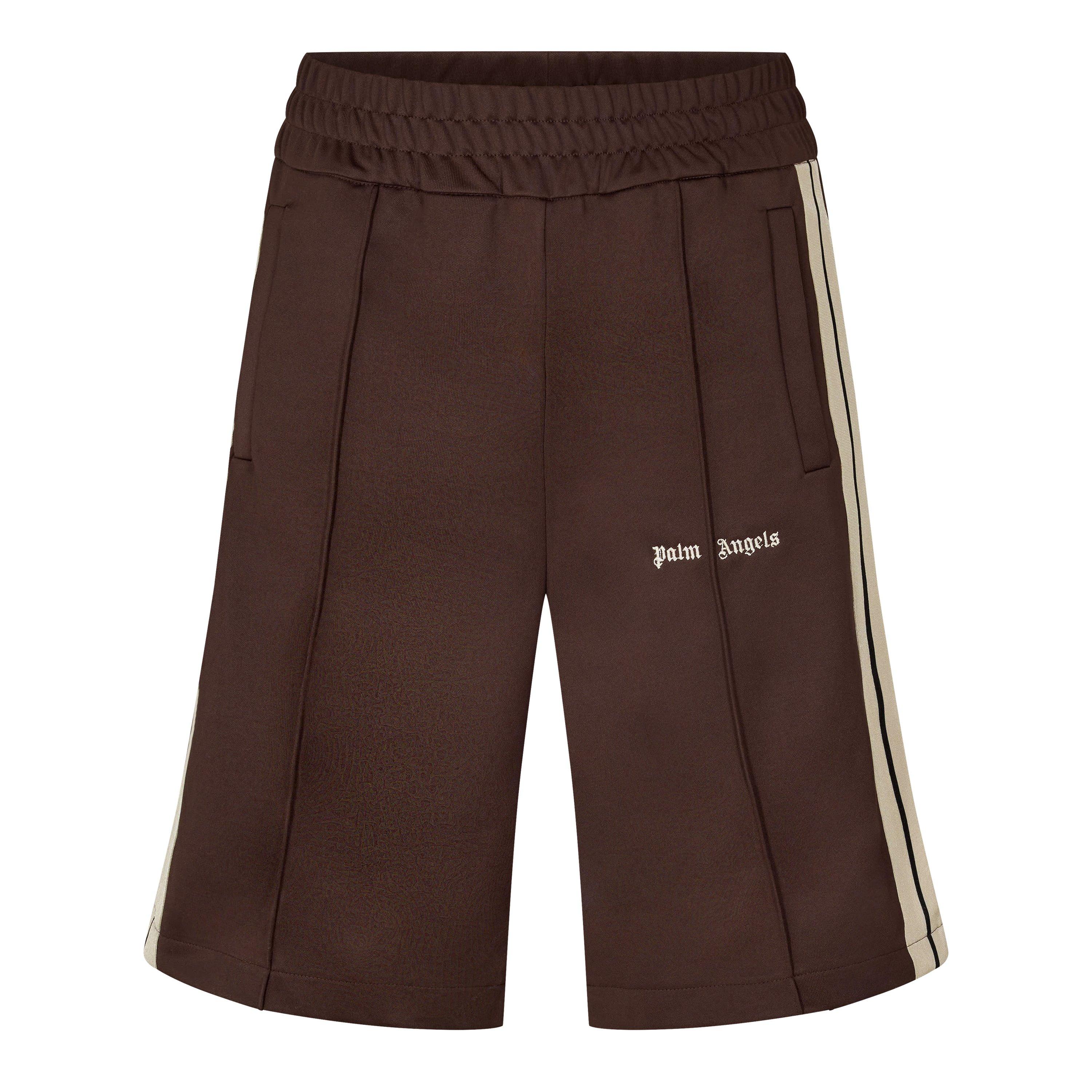 Palm Angels Men's Woven Tracksuit Shorts - Brown - L