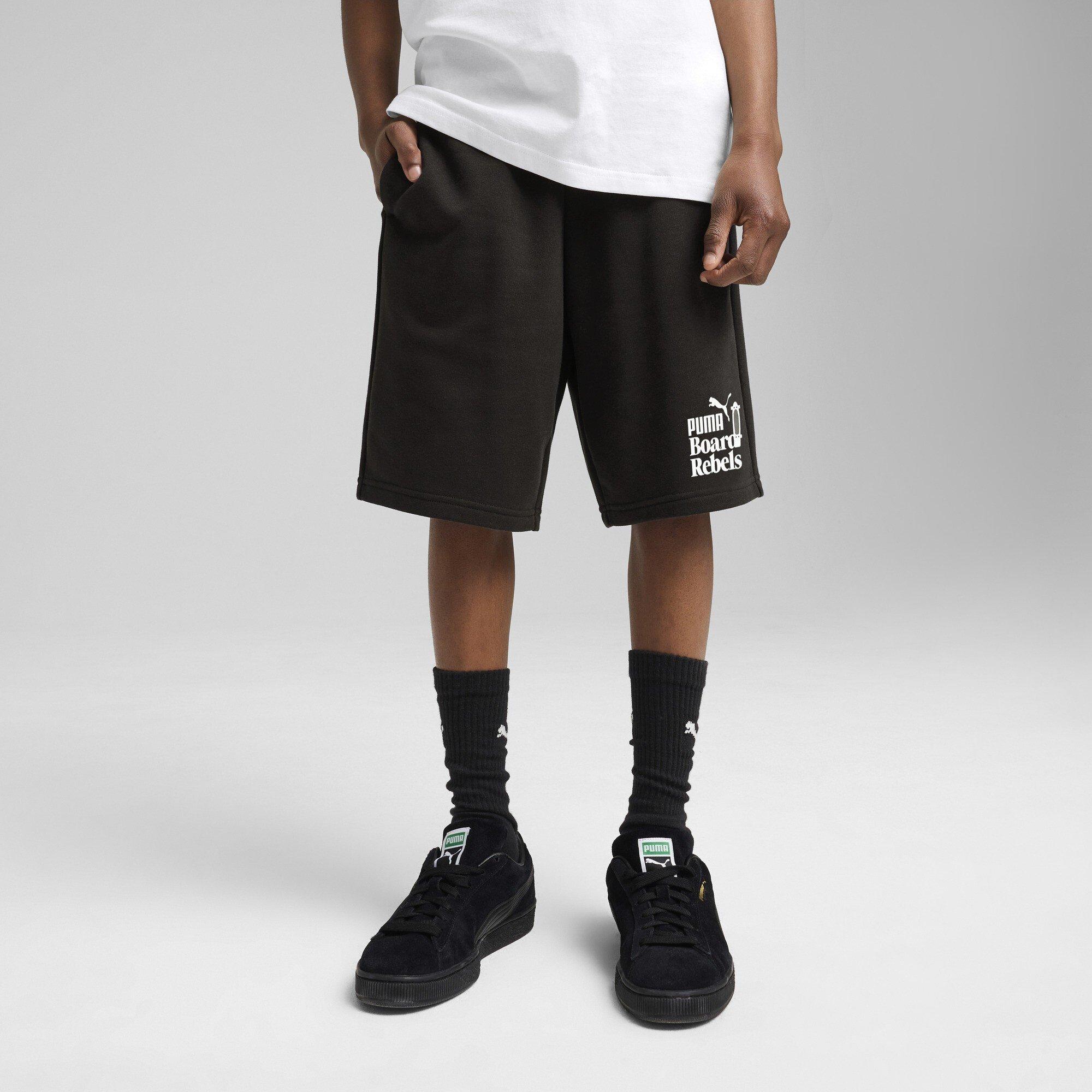 Black/White - Puma - Mid90s Shorts Jn99 - 3