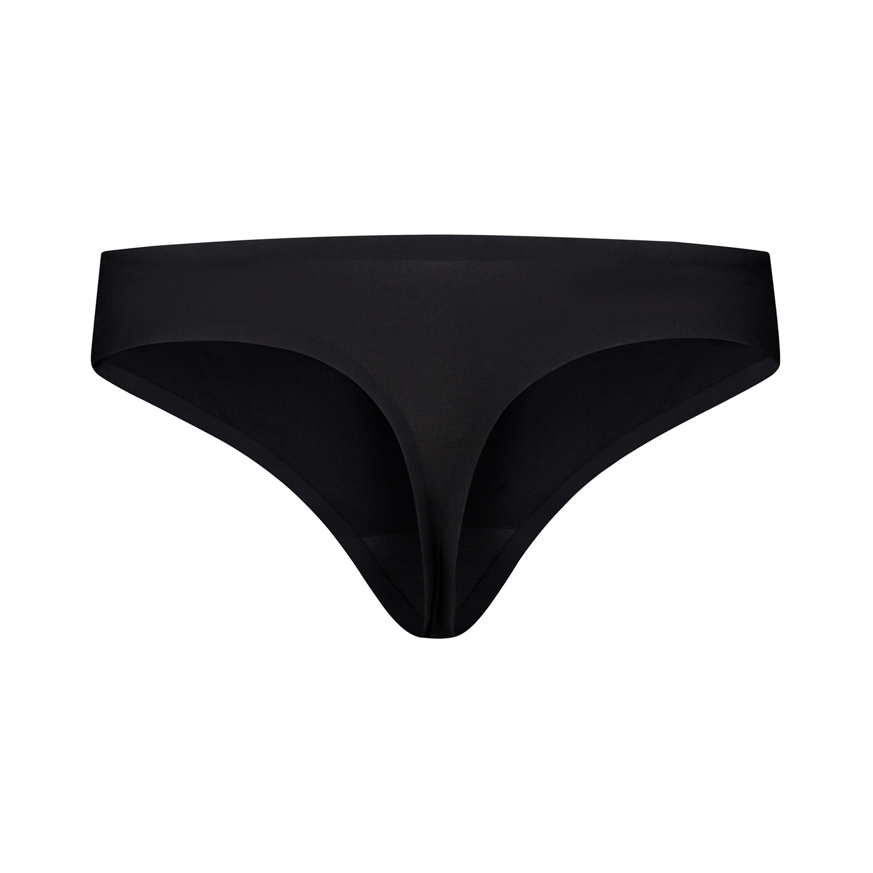 Black - Bye Bra - UniStretch Thong - 4