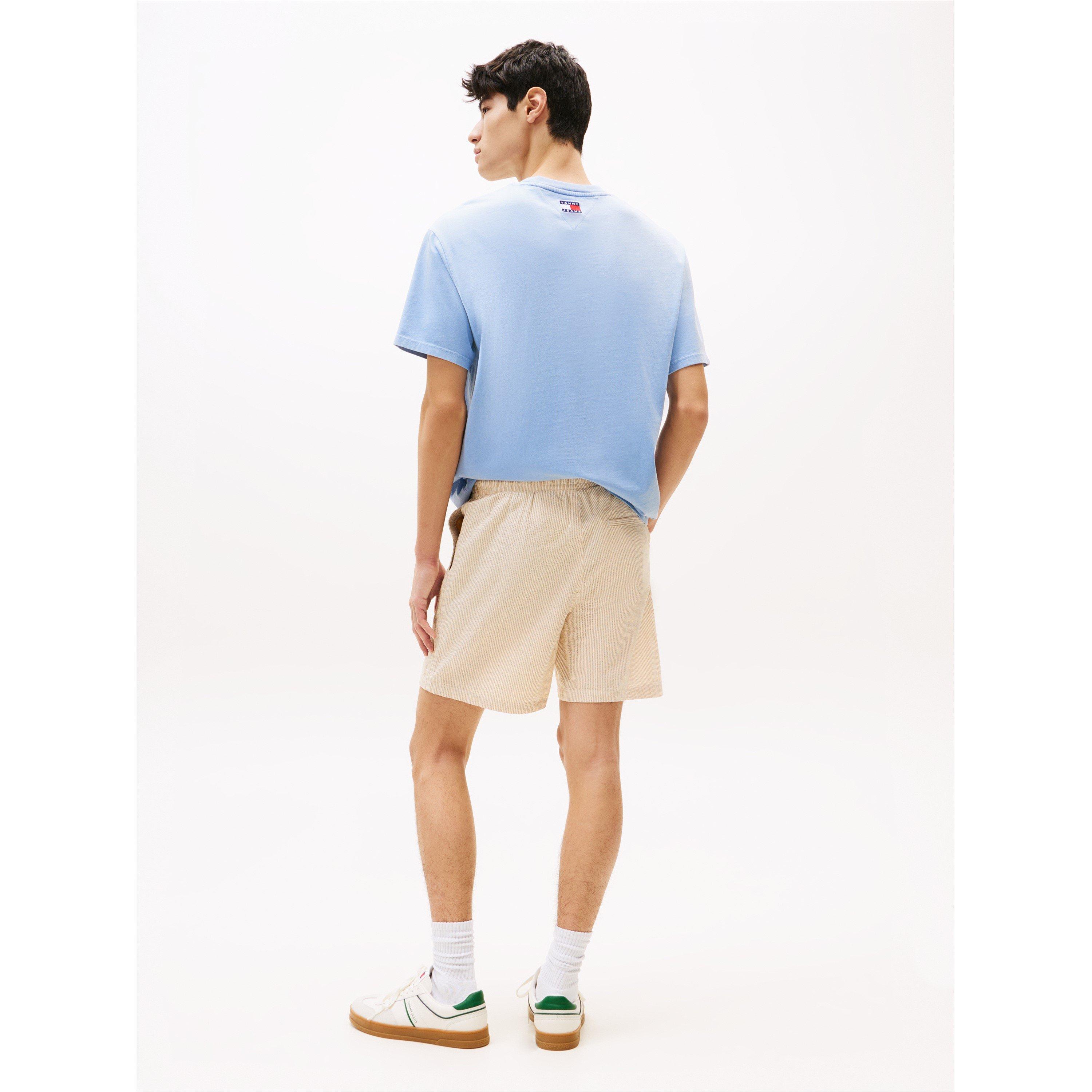 Relic Tan Strp - Tommy Jeans - Men's Seersucker Tracksuit Shorts - 4