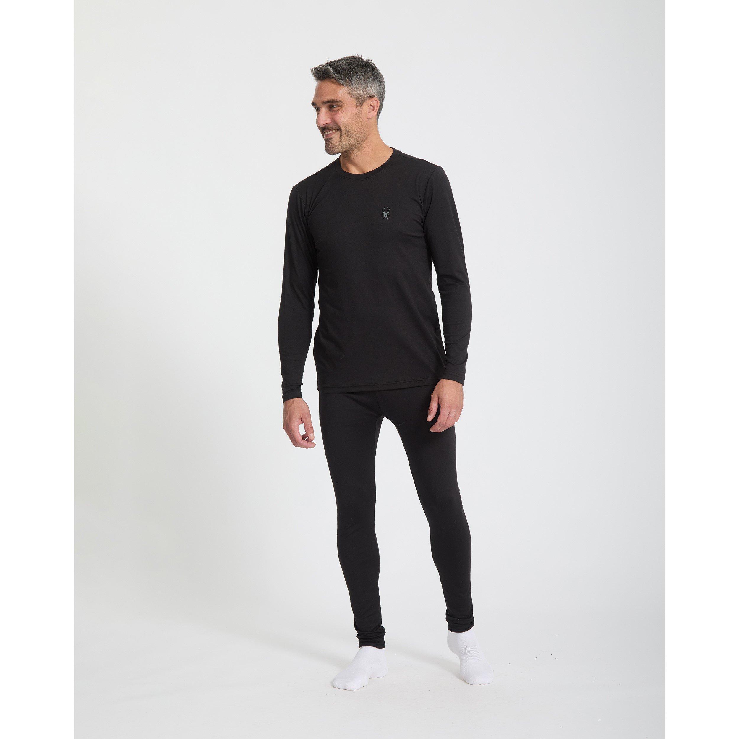 Black - Spyder - Men's Baselayer Set - 1
