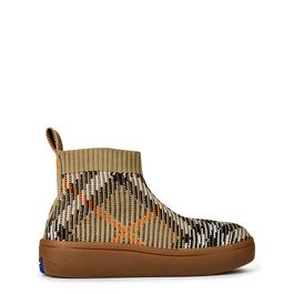 Burberry Check Sock Sneakers Juniors