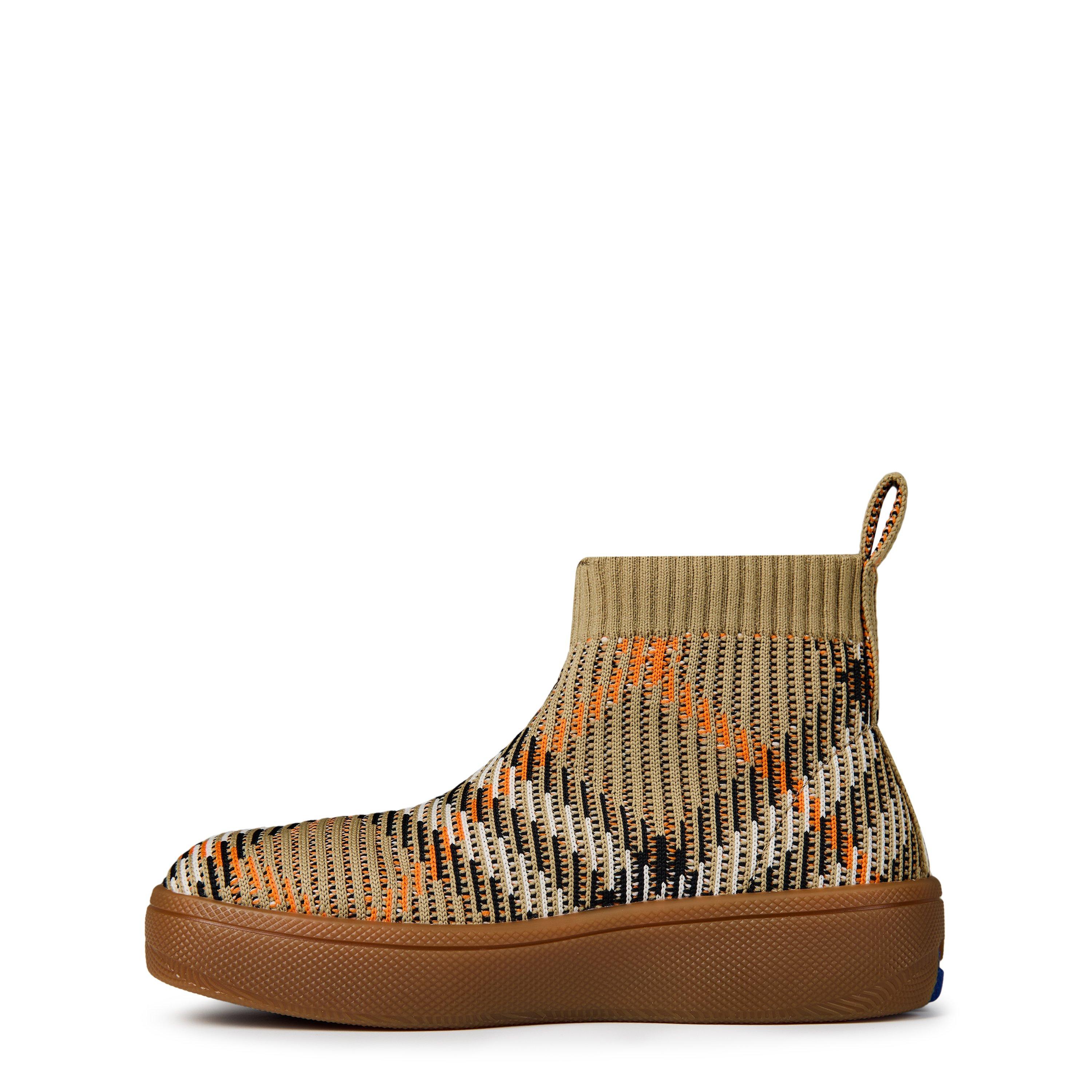 Sand B9368 - Burberry - Check Sock Sneakers Juniors - 2