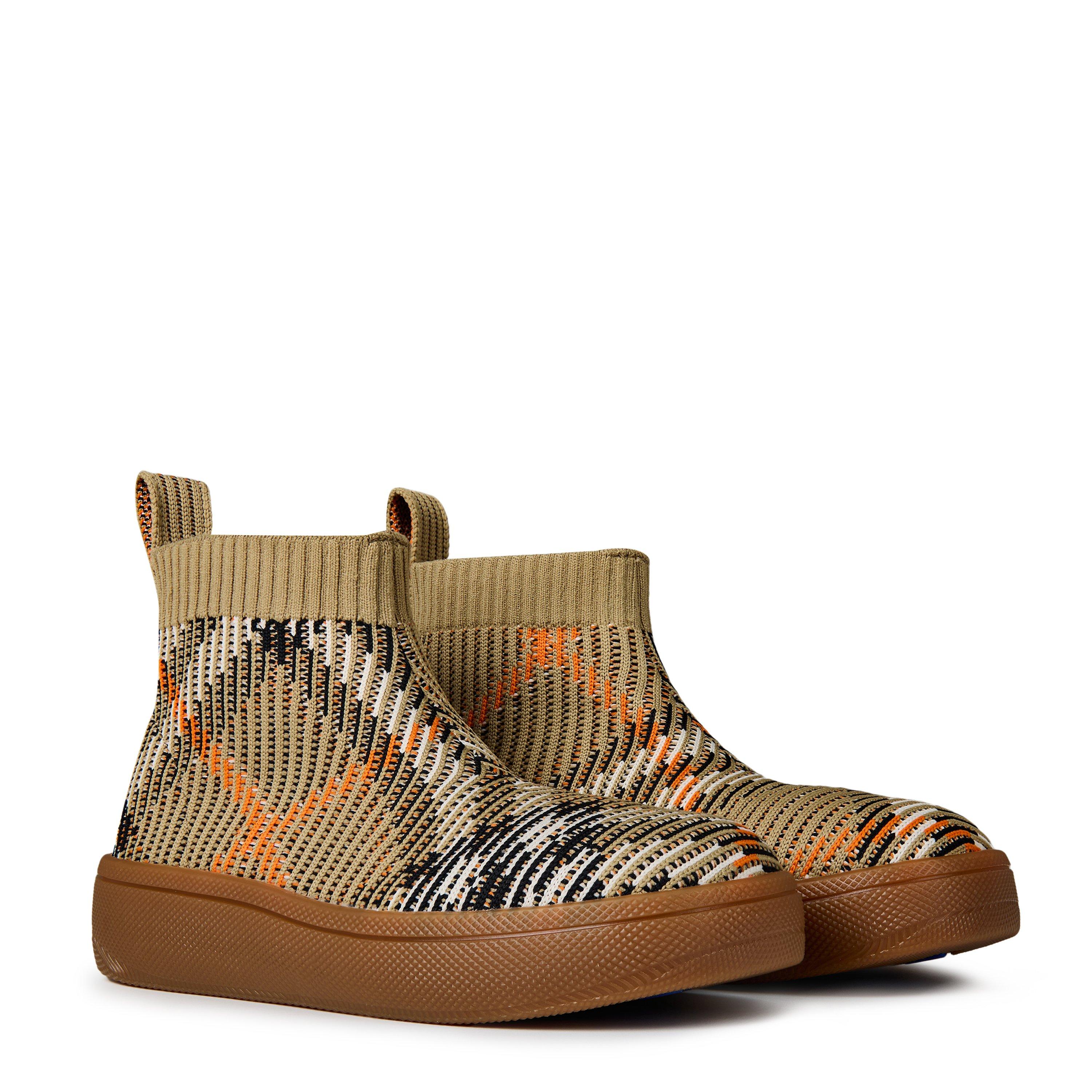 Sand B9368 - Burberry - Check Sock Sneakers Juniors - 3
