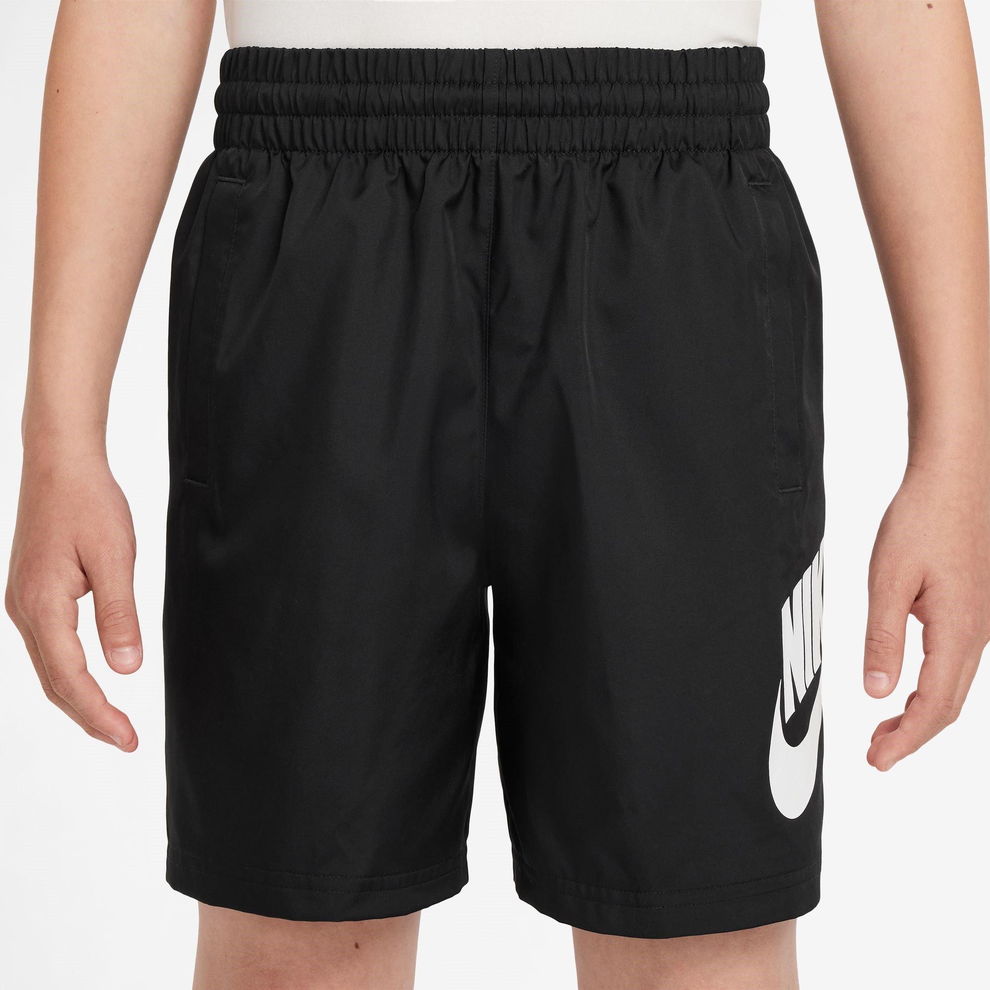 Black/White - Nike - Sportswear Club Juniors Woven Shorts - 1