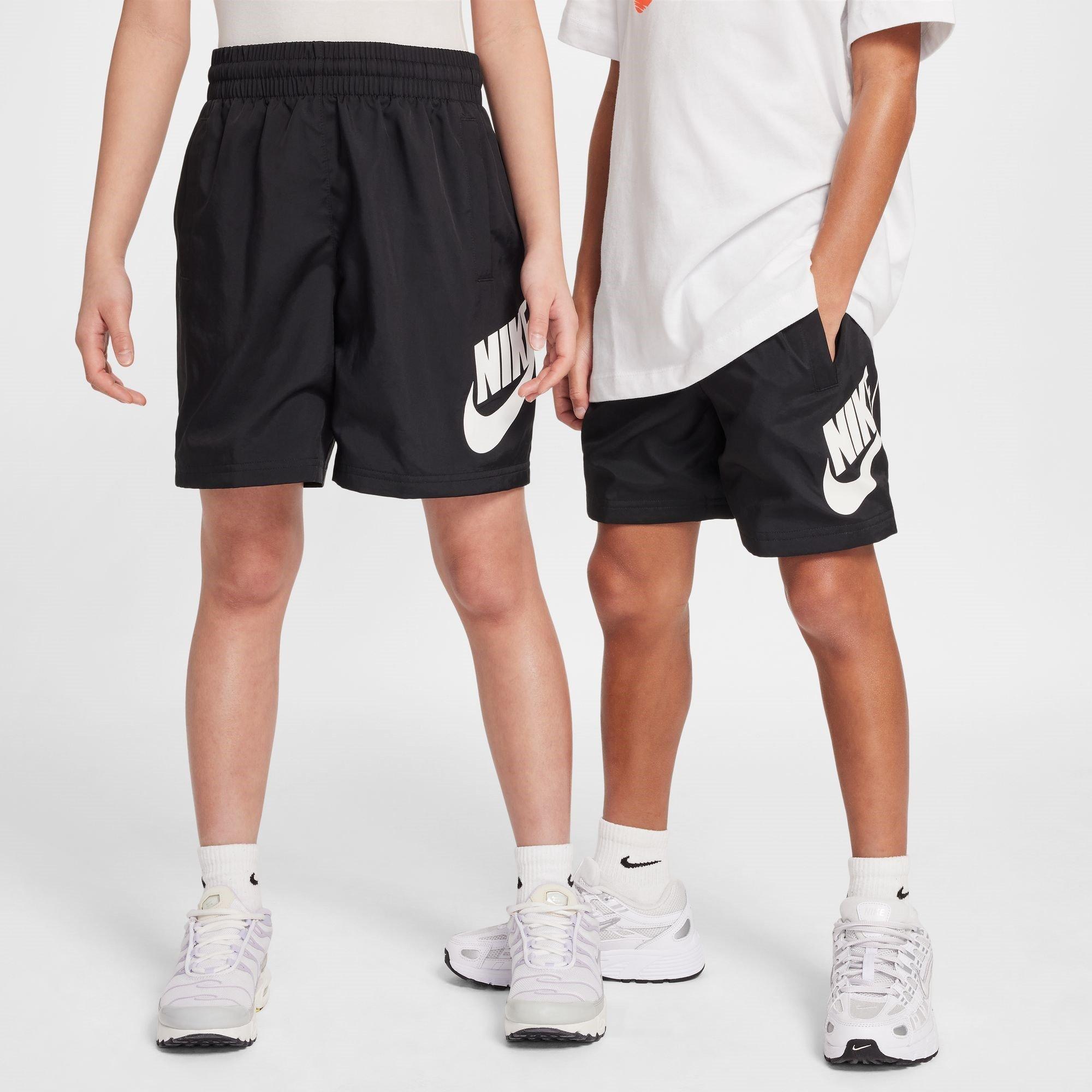 Black/White - Nike - Sportswear Club Juniors Woven Shorts - 4