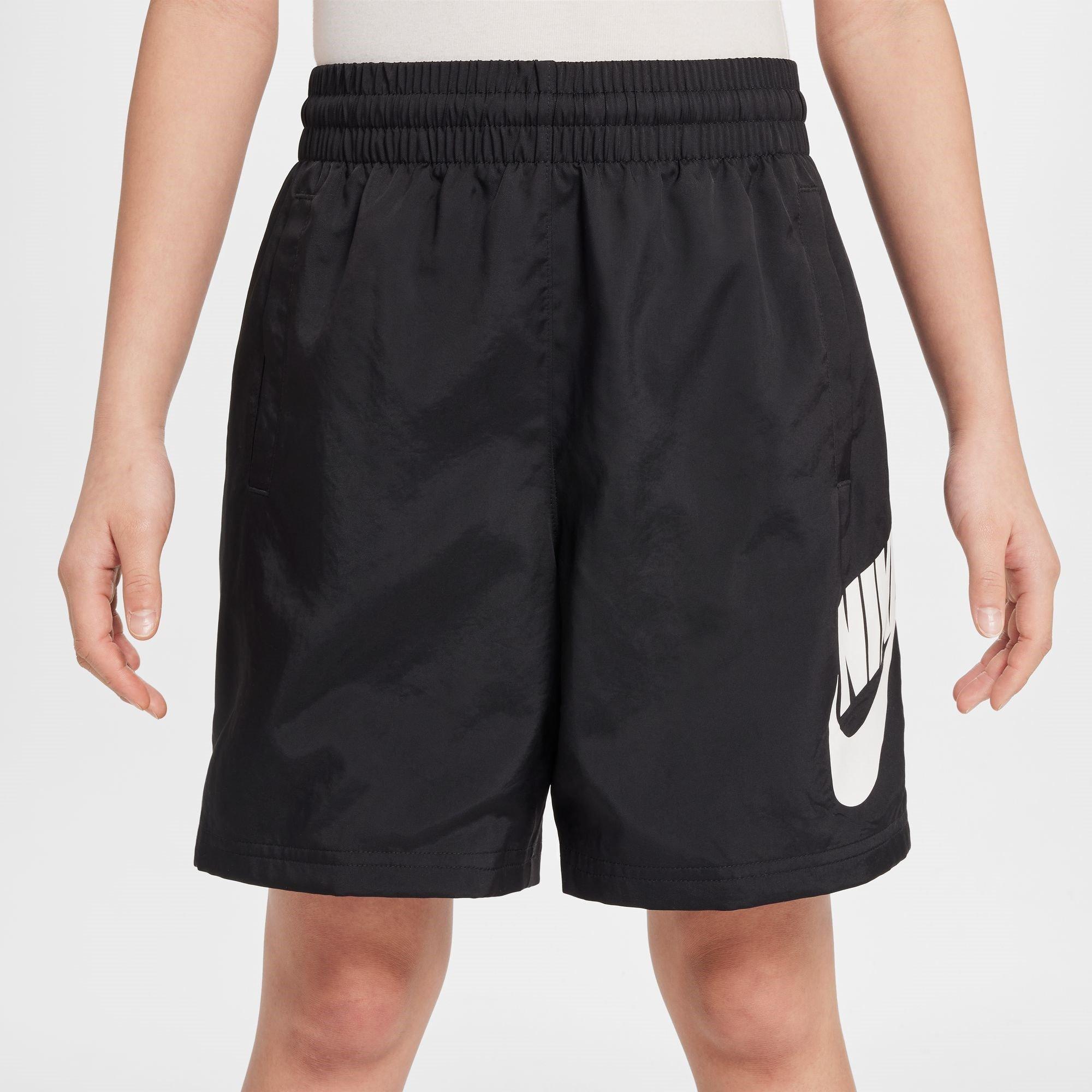 Black/White - Nike - Sportswear Club Juniors Woven Shorts - 5