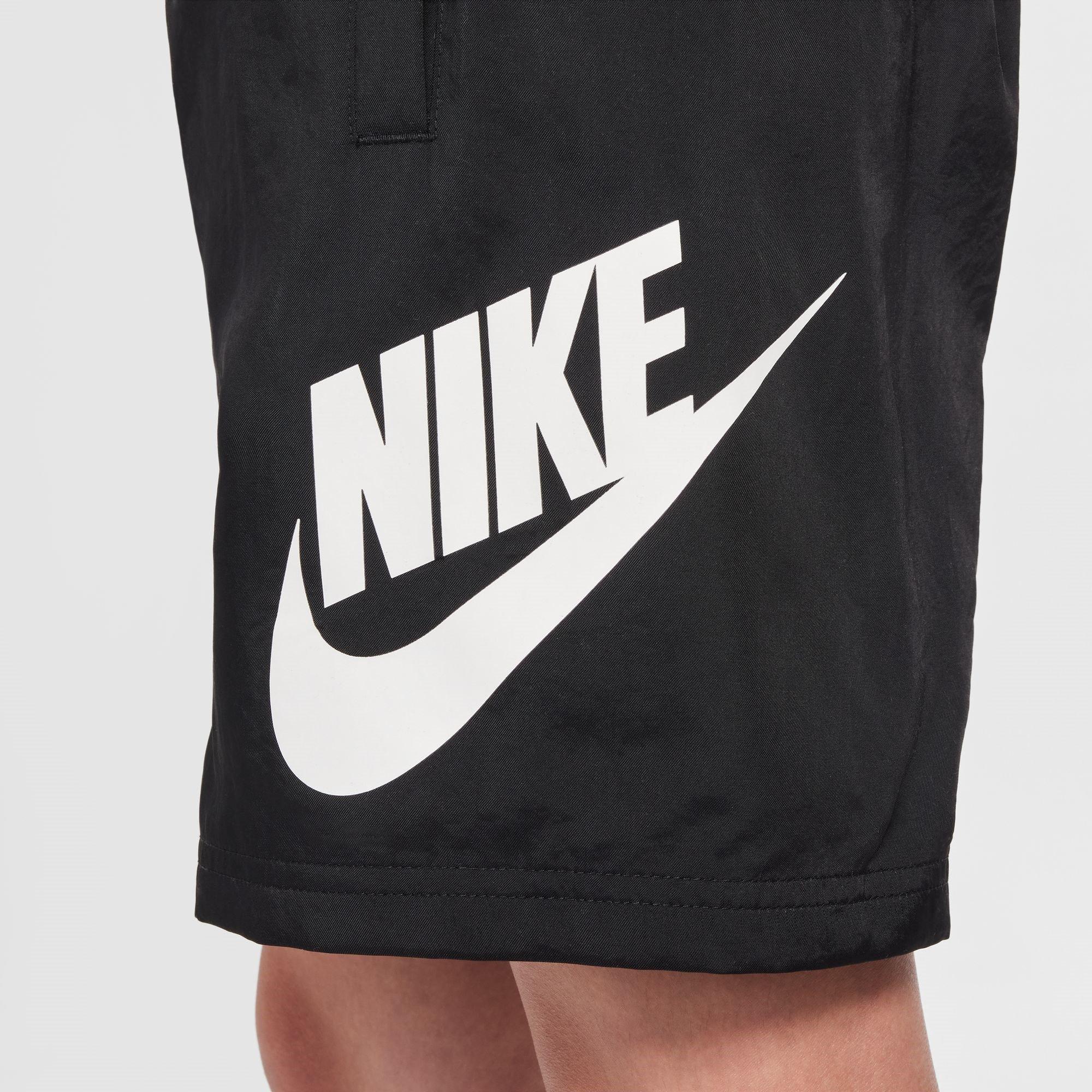 Black/White - Nike - Sportswear Club Juniors Woven Shorts - 10