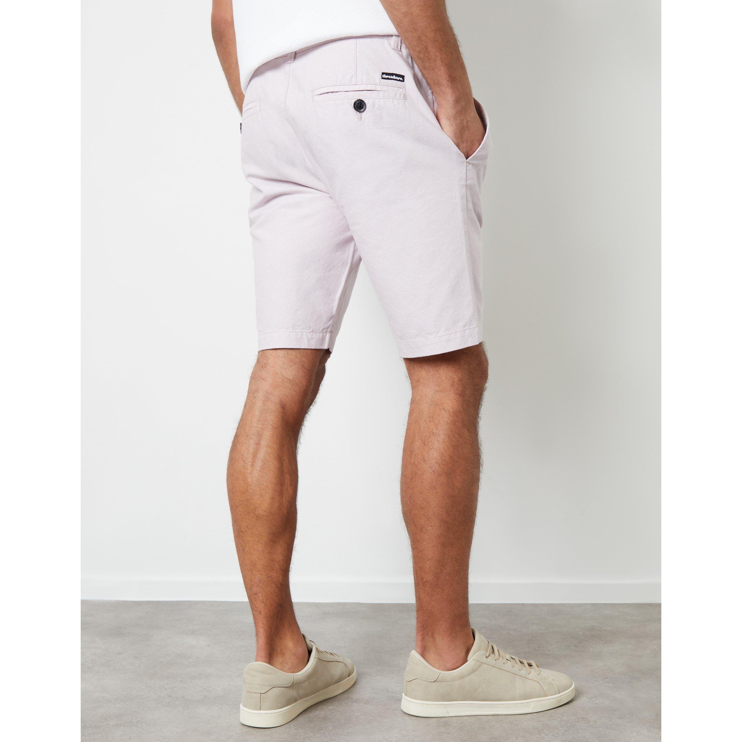 Rosa polveroso - Threadbare - Men's Marino Woven Tracksuit Shorts - 3