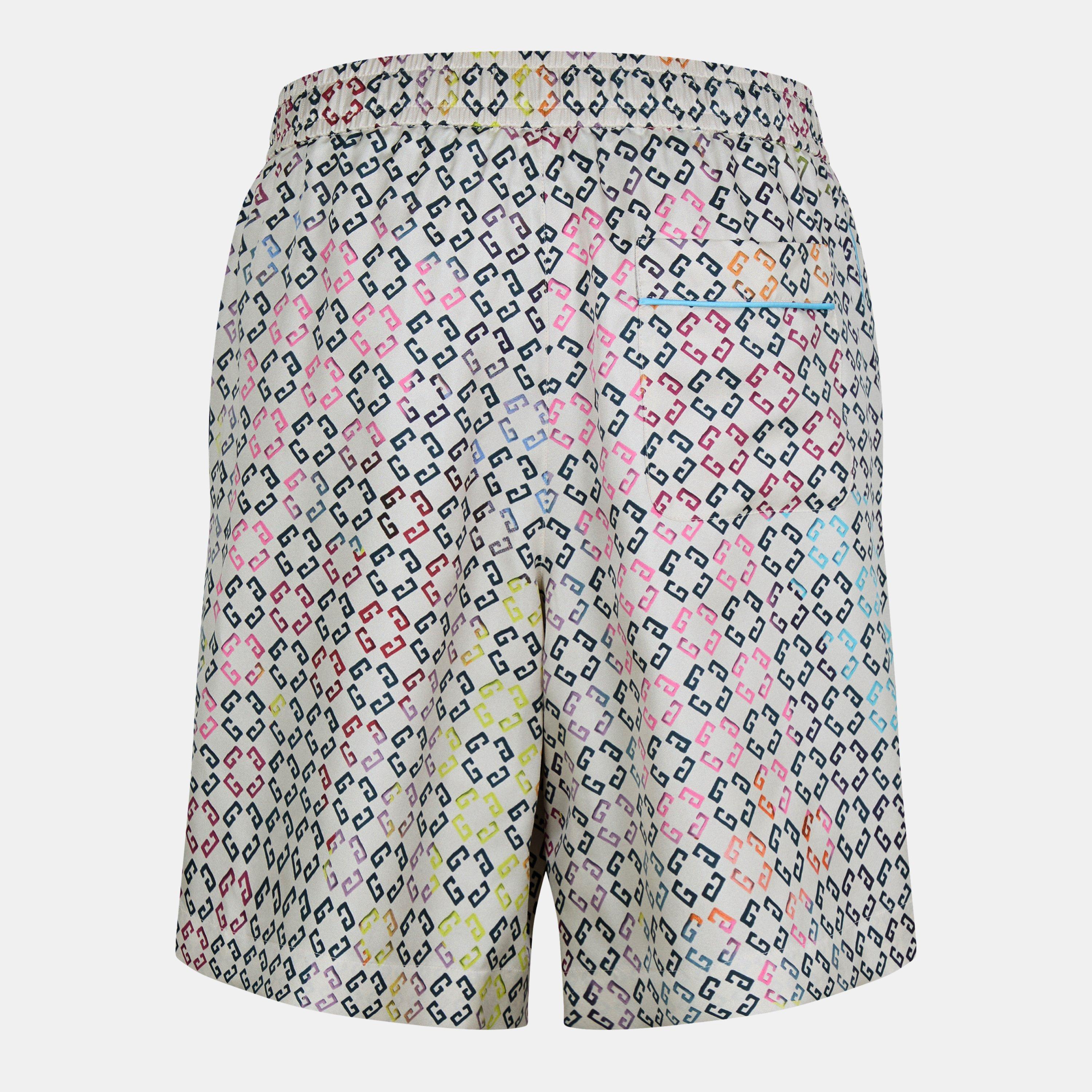 Multi - GIVENCHY - Men's GIV Mono Silk Tracksuit Shorts - 2