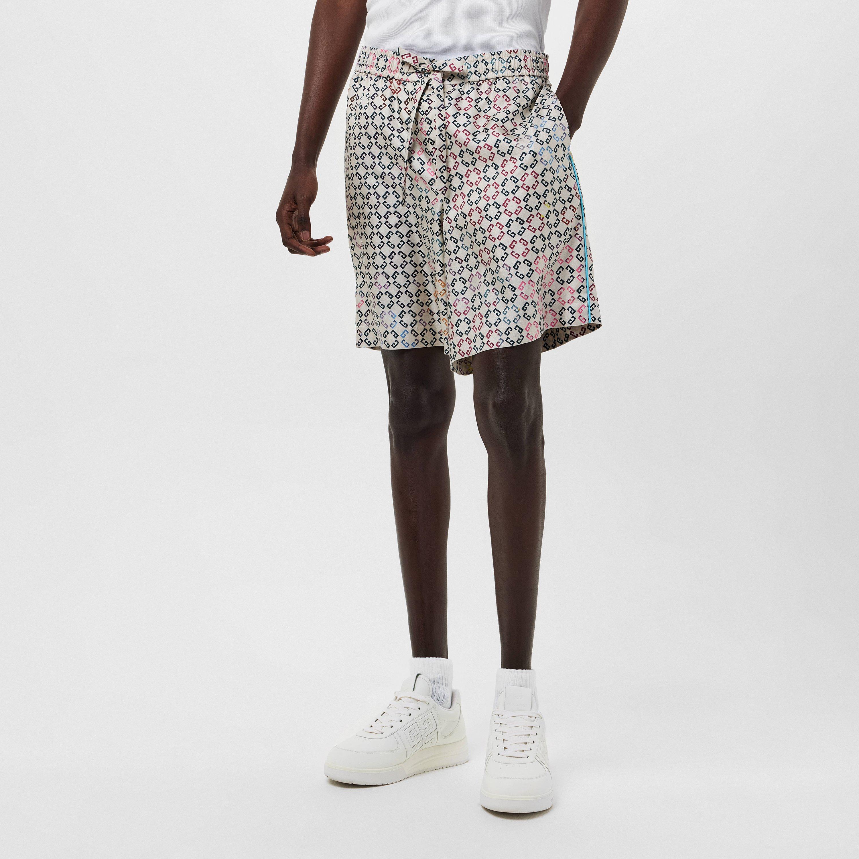 Multi - GIVENCHY - Men's GIV Mono Silk Tracksuit Shorts - 3