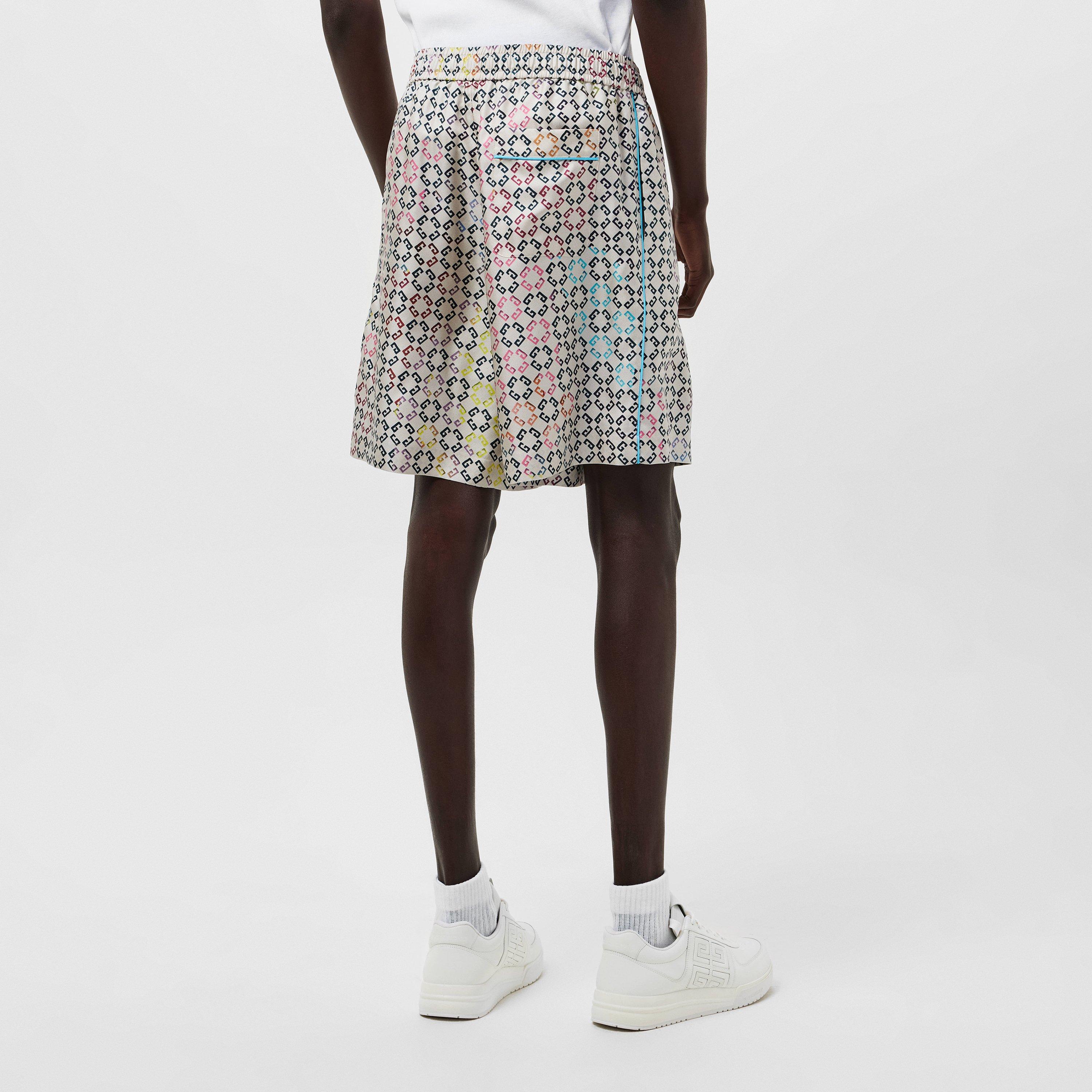 Multi - GIVENCHY - Men's GIV Mono Silk Tracksuit Shorts - 4