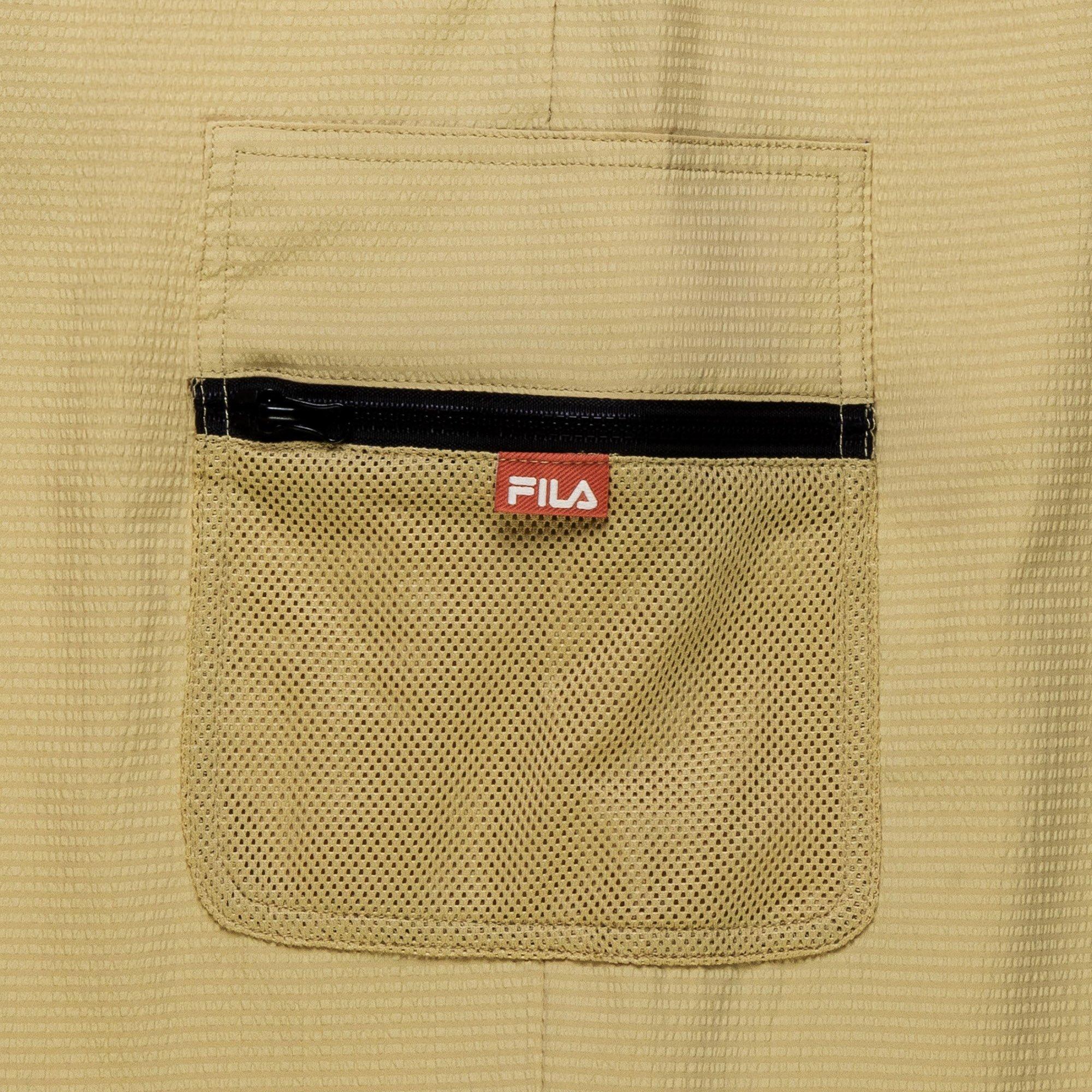 KHAKI - Fila - Fiore Woven Short Mens - 4