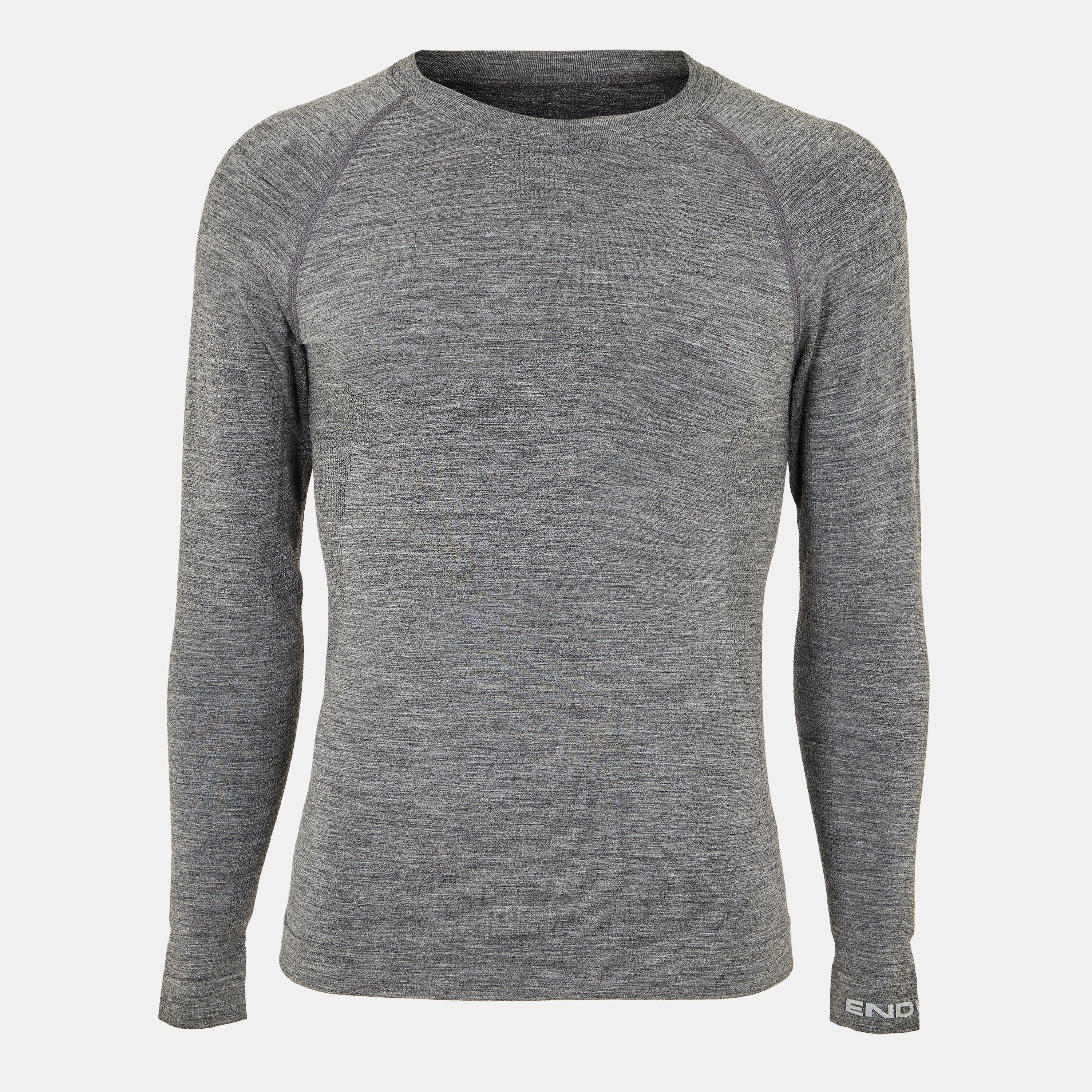 Endura Men's Bb Prols Base Long Sleeve Baselayer Top - Grey - XL