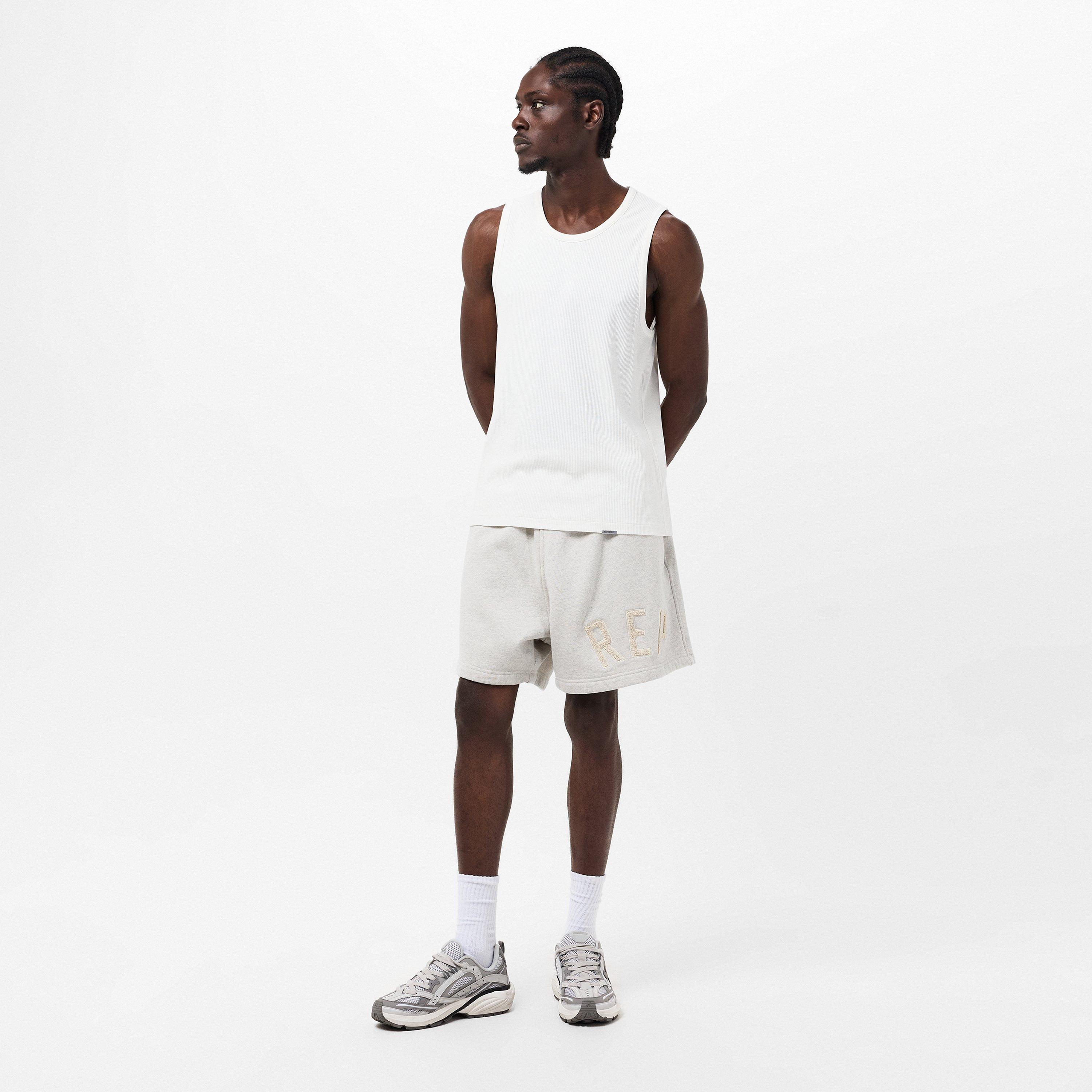 Cream Marl - Represent - Men's Woven Shorts - 6