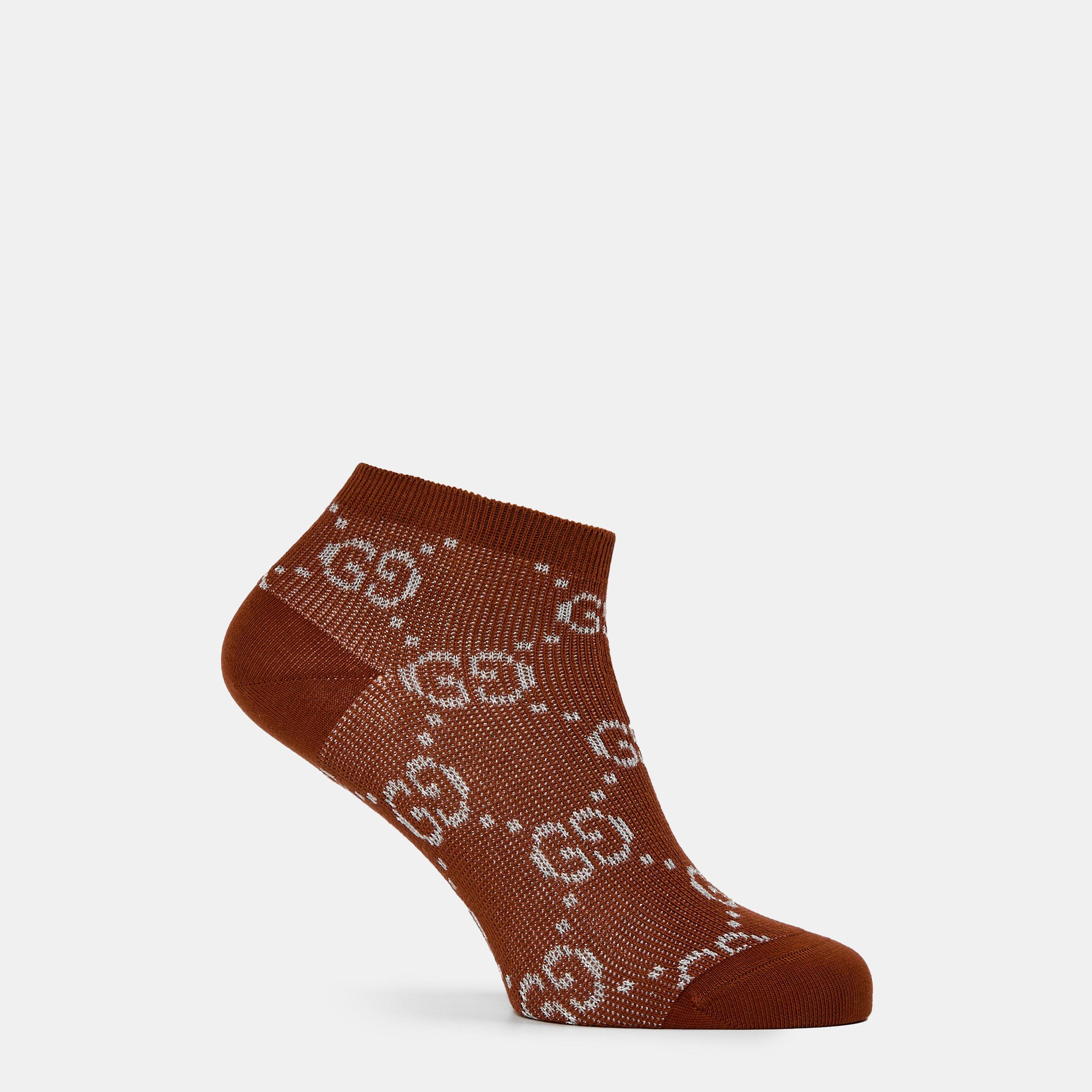 Brown/L Grey - Gucci - Women's Ankle Socks - 1