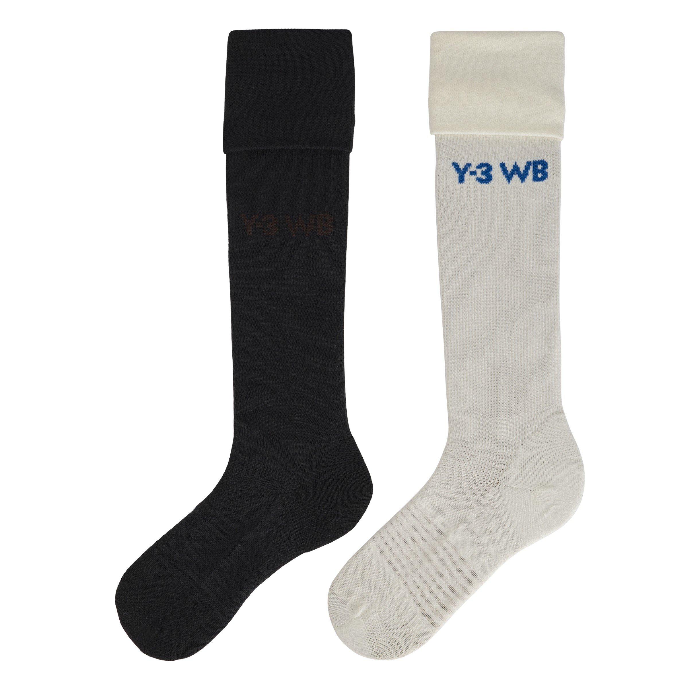 Off Wht/Blk - adidas Originals - Mens Wales Bonner x Y3 Football Socks - 1