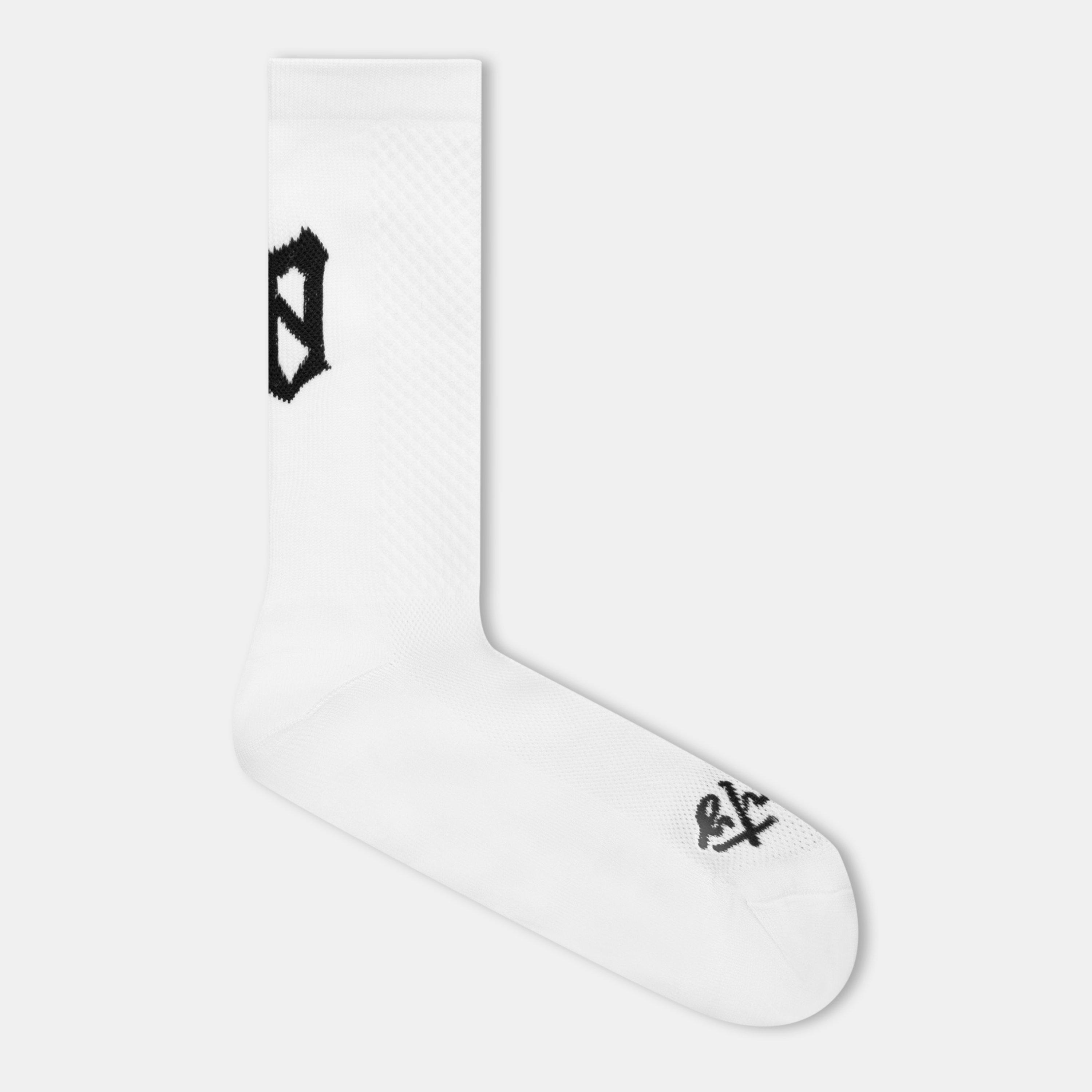 White - 28 Club - Men's Train Crew Socks
