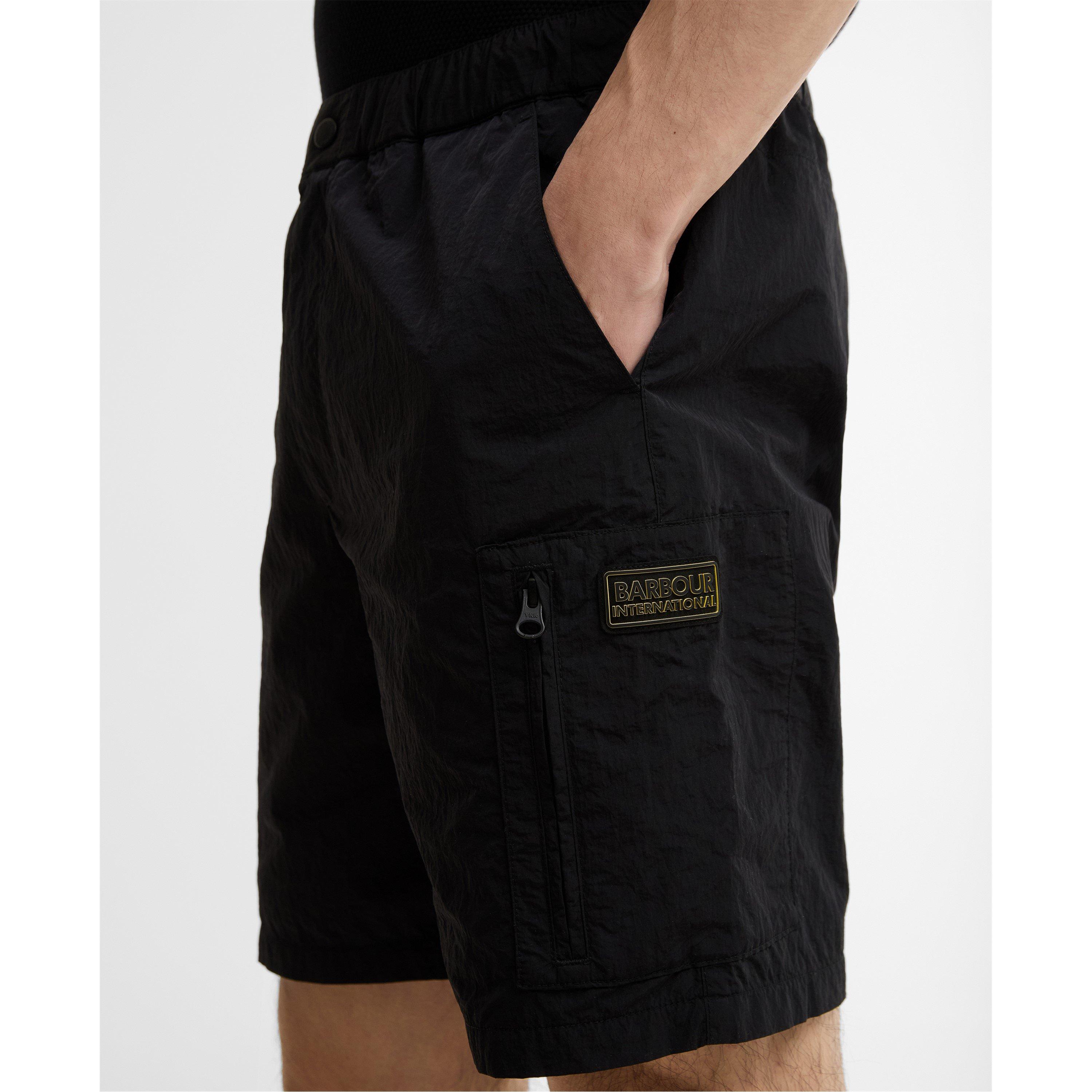 Black BK11 - Barbour International - Mens Inline Shorts - 4
