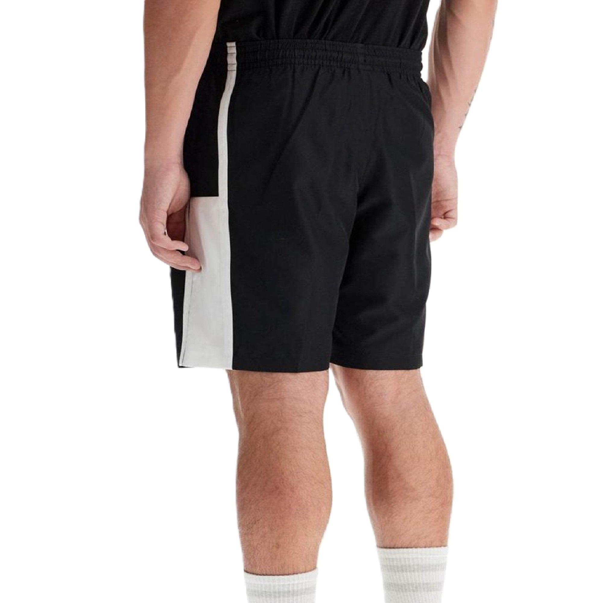 Sort/Hvid - Lacoste - Block Shorts - 2