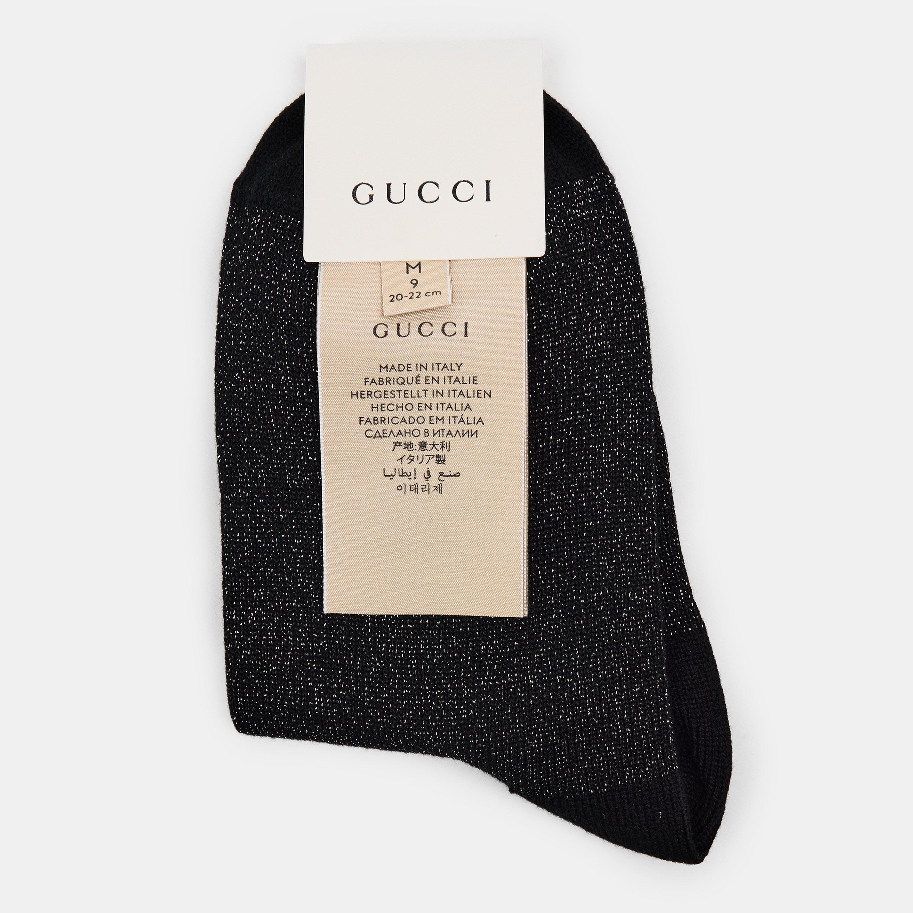 Flannel/Yellow - Gucci - Women's Ankle Socks - 2