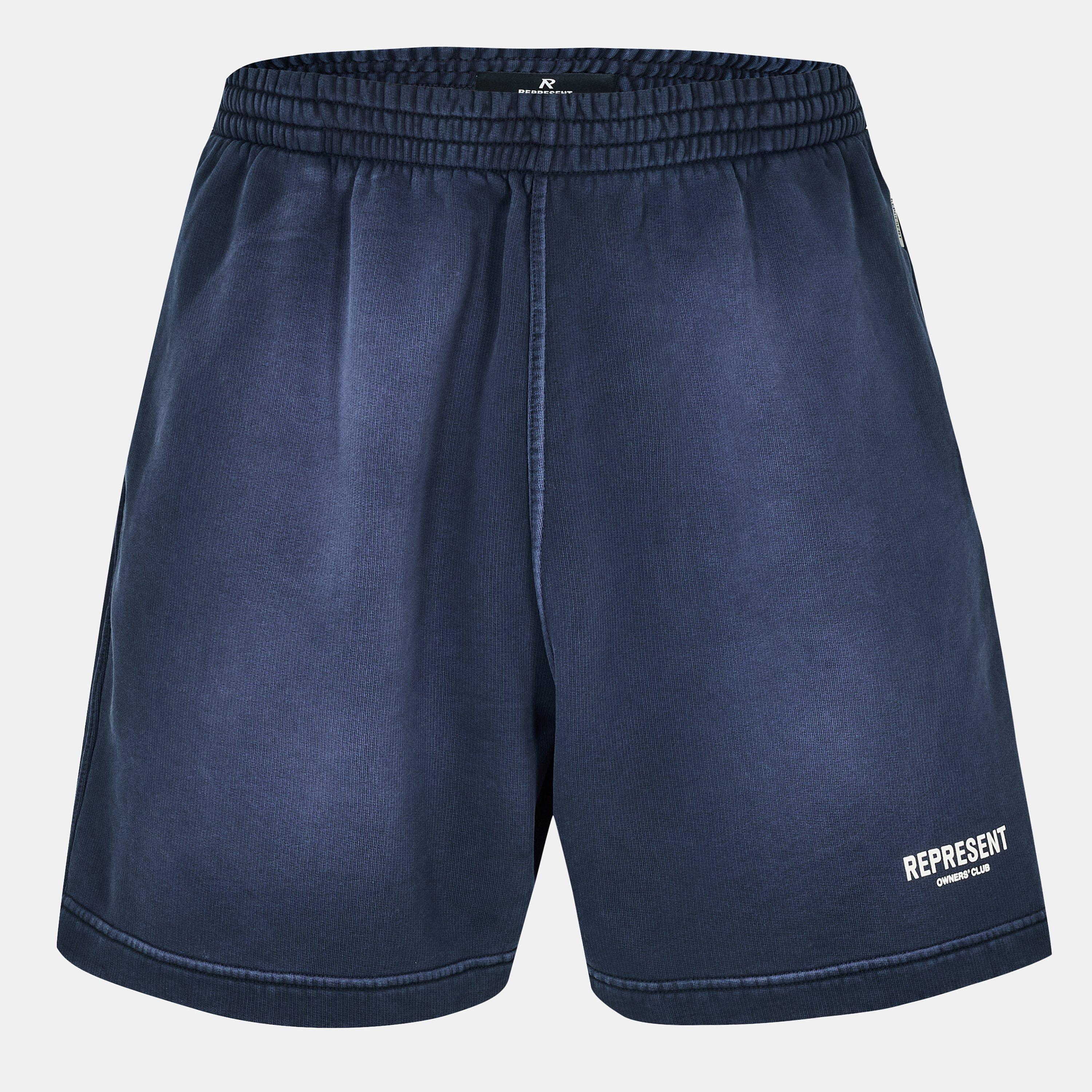 Represent Men's Woven Tailored Tracksuit Shorts - Midnight Navy - XS