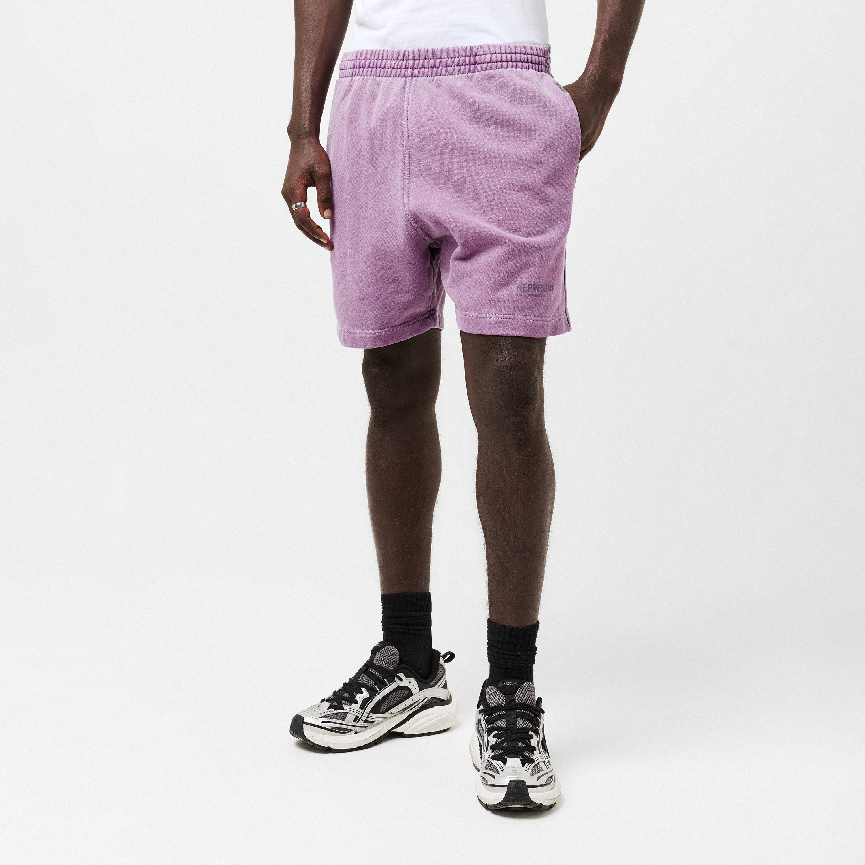 Mid Purple - Represent - Men's Woven Tailored Tracksuit Shorts - 3