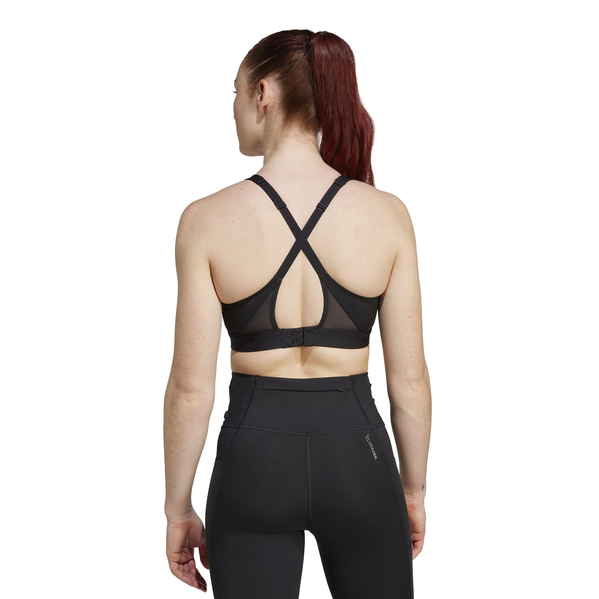 Black - adidas - Women's Ultimate High Impact Sports Bra - 4