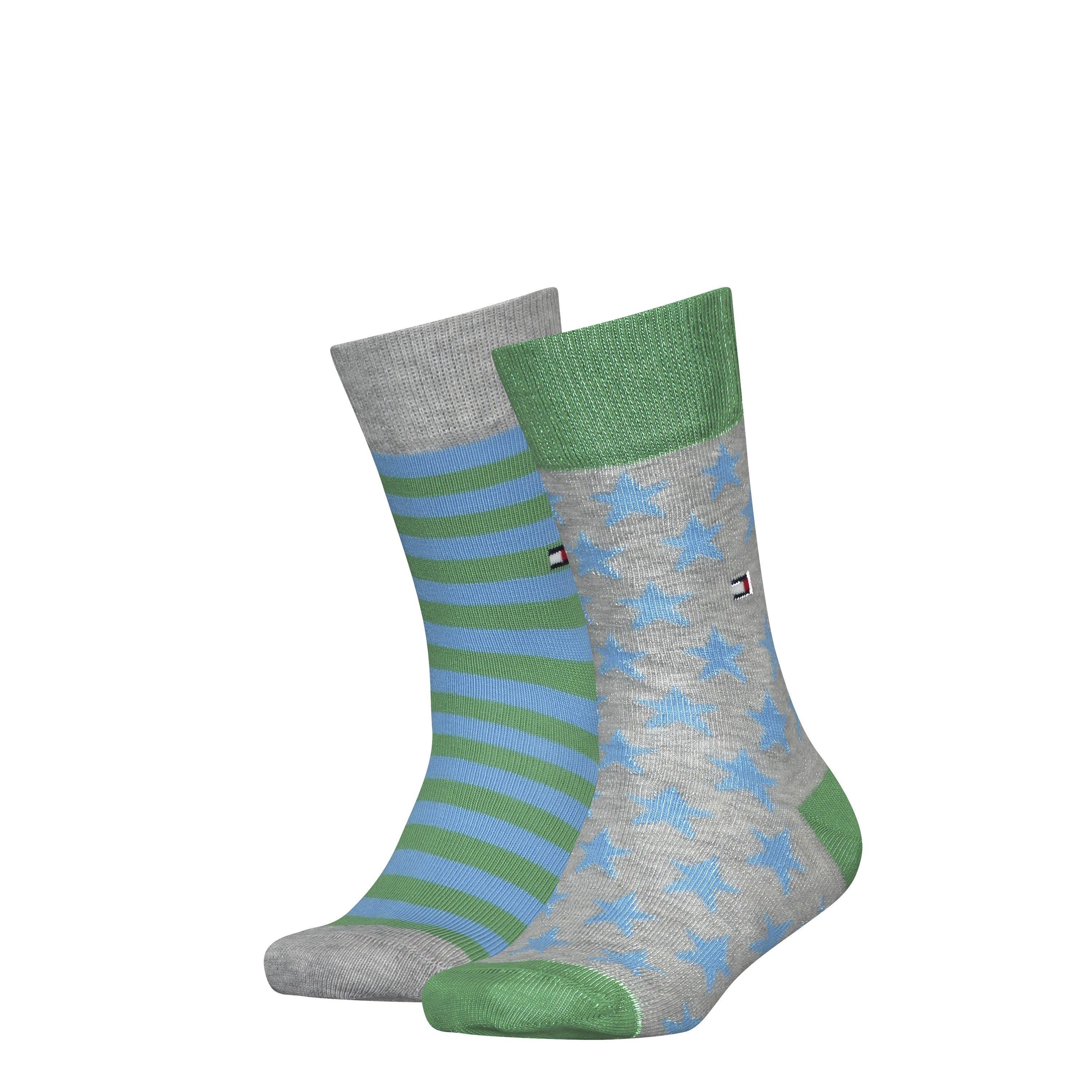 Green Blue - Tommy Hilfiger - Kids' Crew Socks
