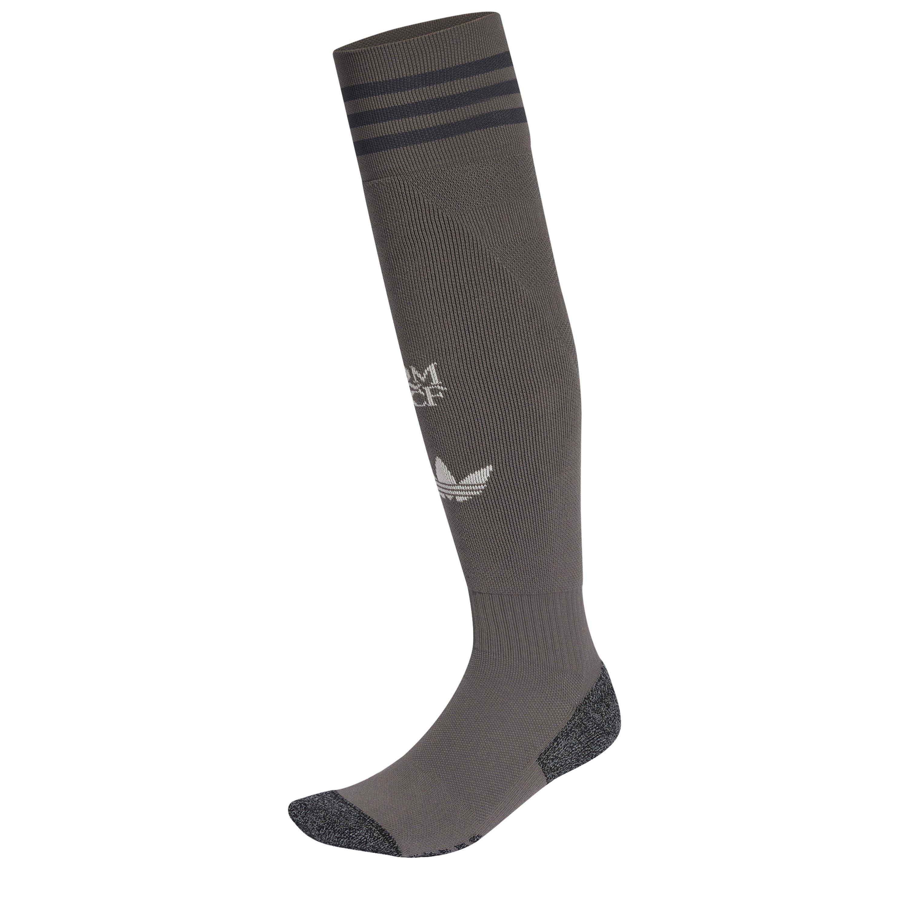 Adidas Women's Real Madrid Third Socks 24/25 - Charcoal - M 6.5-8