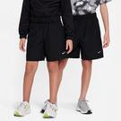 Noir/Blanc - Nike - Multi Big Kids' (Boys') Dri-FIT Training Shorts - 3