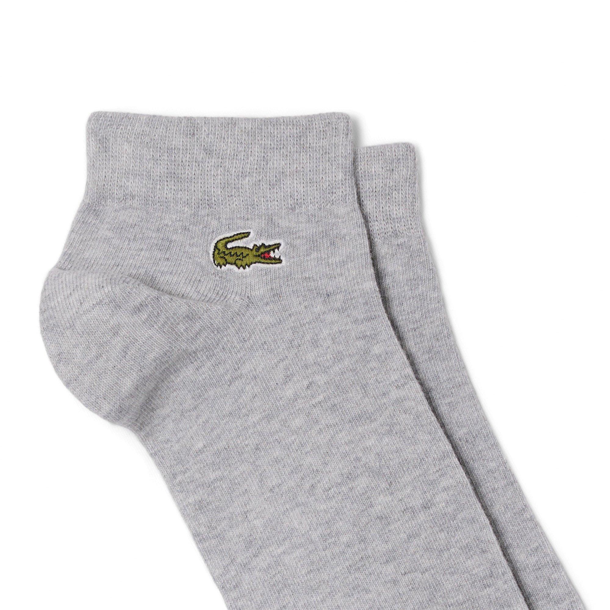 SLV CHN/NVY BLU - Lacoste - Low Socks 3 Pack - 2