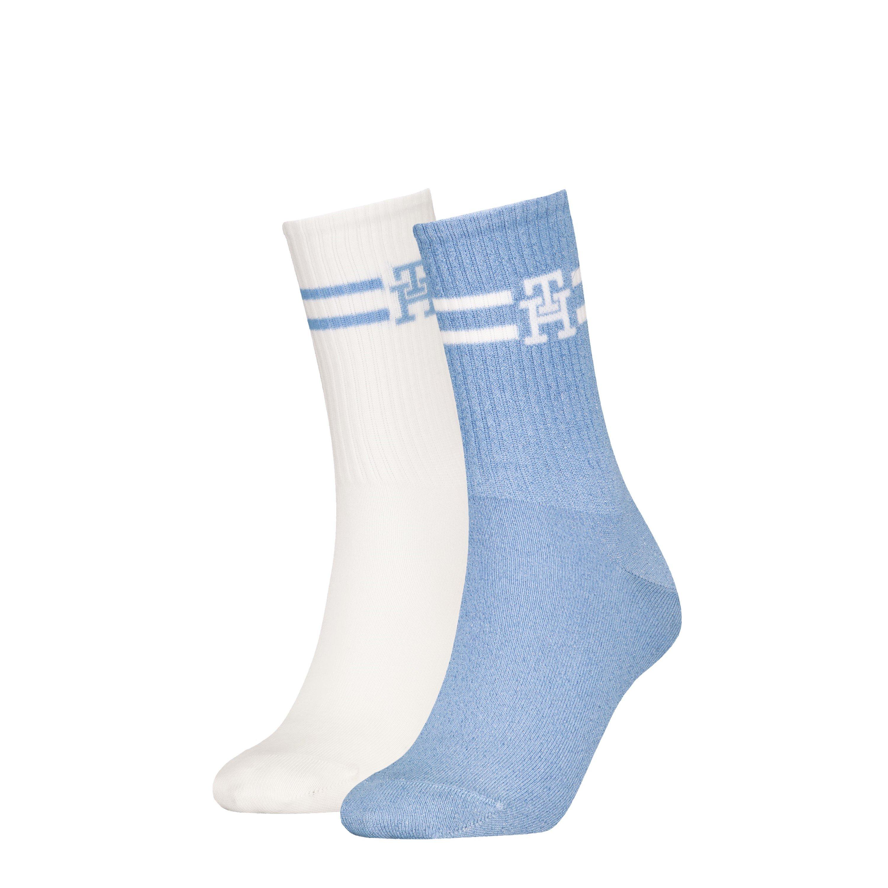 Blue - Tommy Hilfiger - Mono Crew Sock