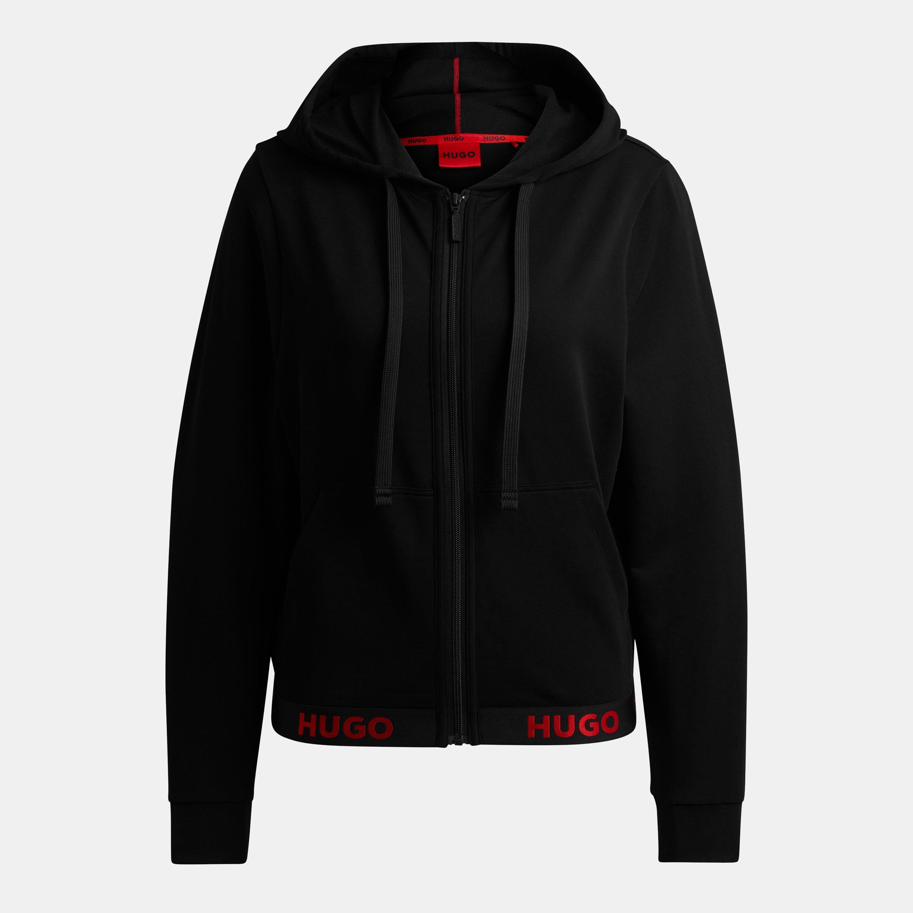 Hugo Logo Hoodie - Black - Size 12 (L)