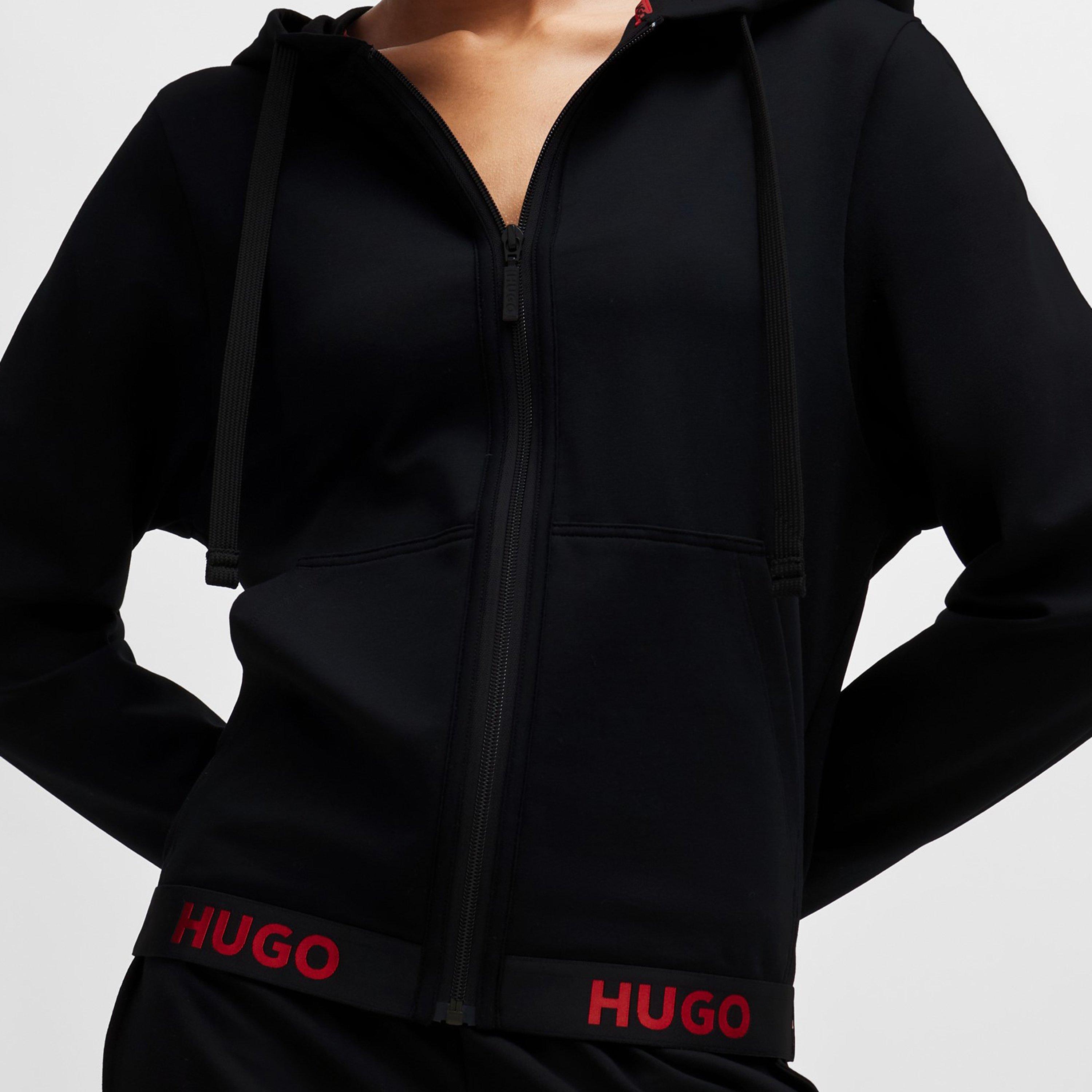Black - Hugo - Logo Hoodie - 4