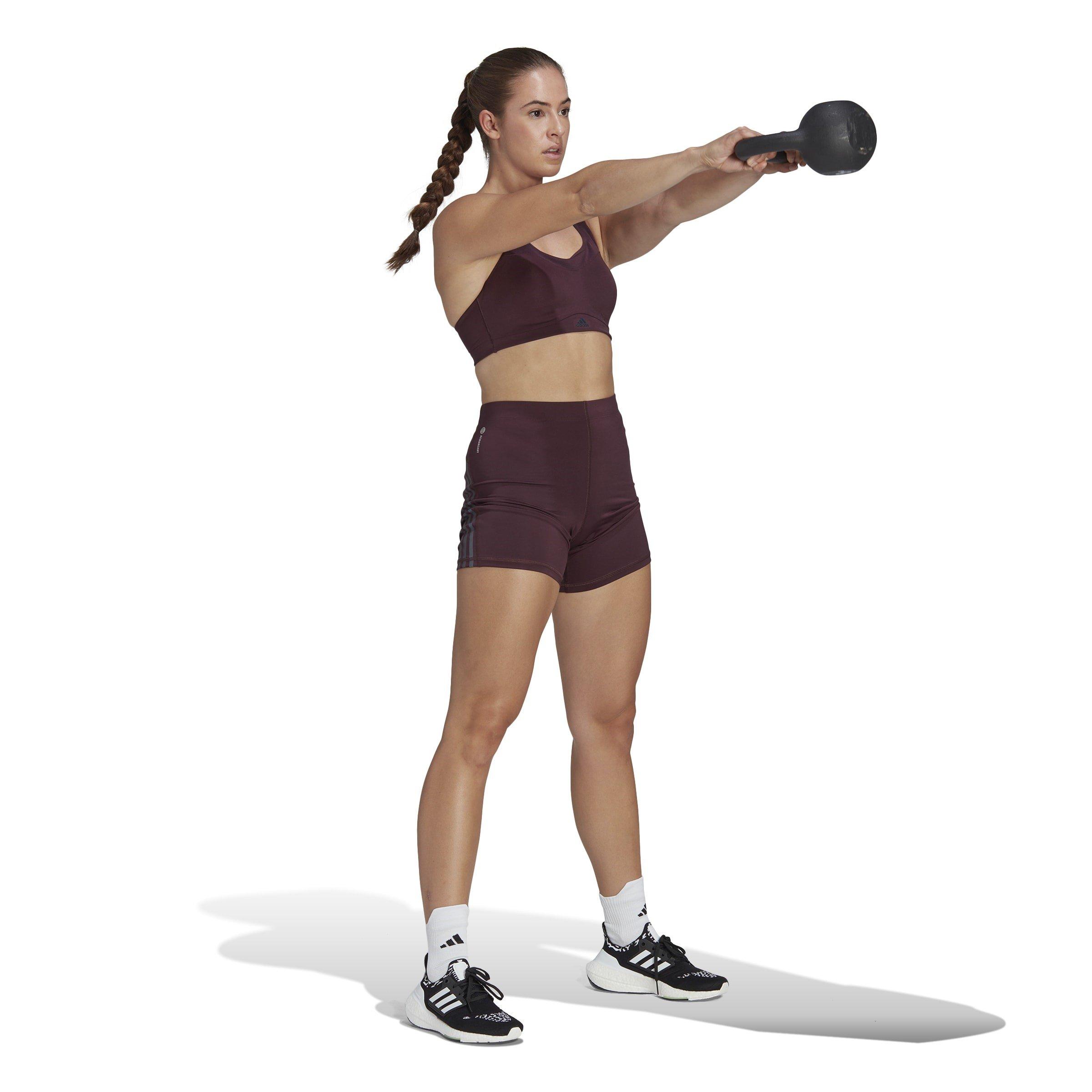 Shdw Maroon - adidas - TLRD Impact Training High-Support Bra Womens - 5