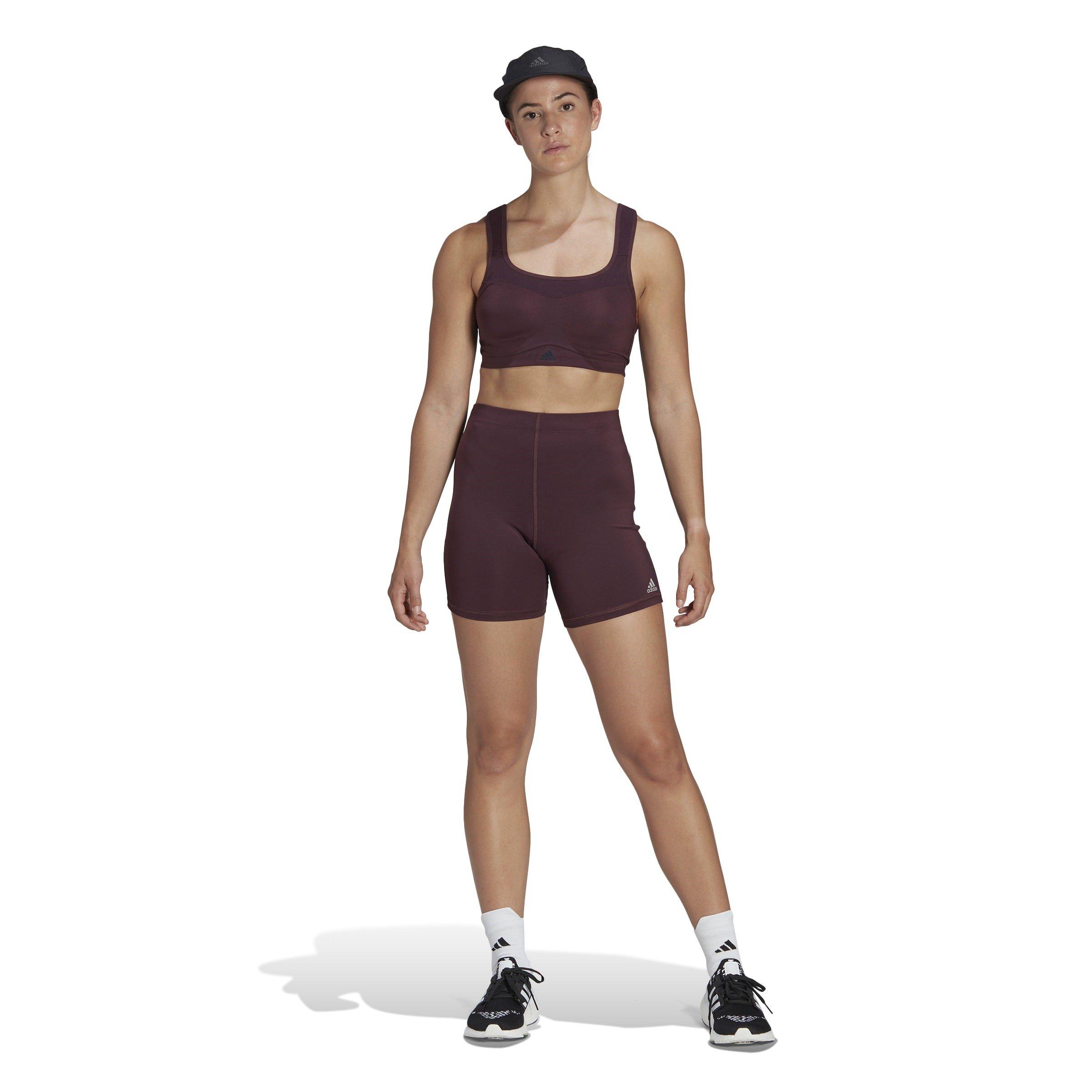 Shdw Maroon - adidas - TLRD Impact Training High-Support Bra Womens - 8