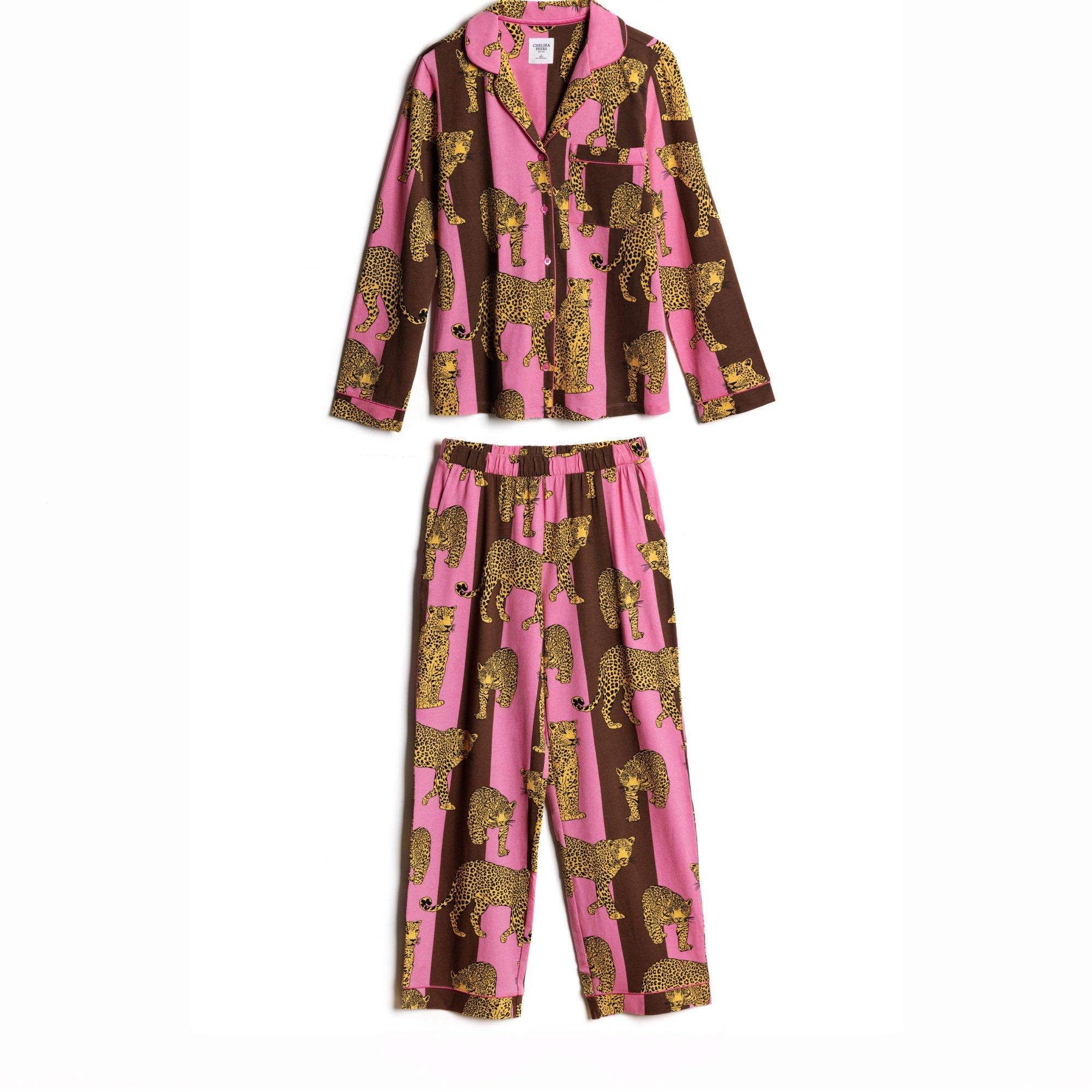 Stripe Leop - Chelsea Peers - ChelsP Button Up PJ Ld64 - 7