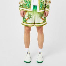 Casablanca Joyaux D'Afrique Silk Shorts