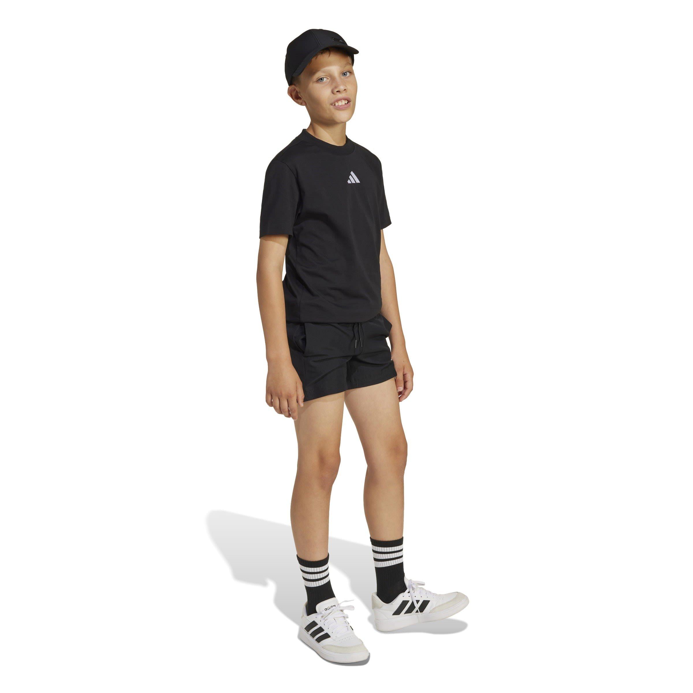 Black/White - adidas - Essentials Climacool Juniors Shorts - 7