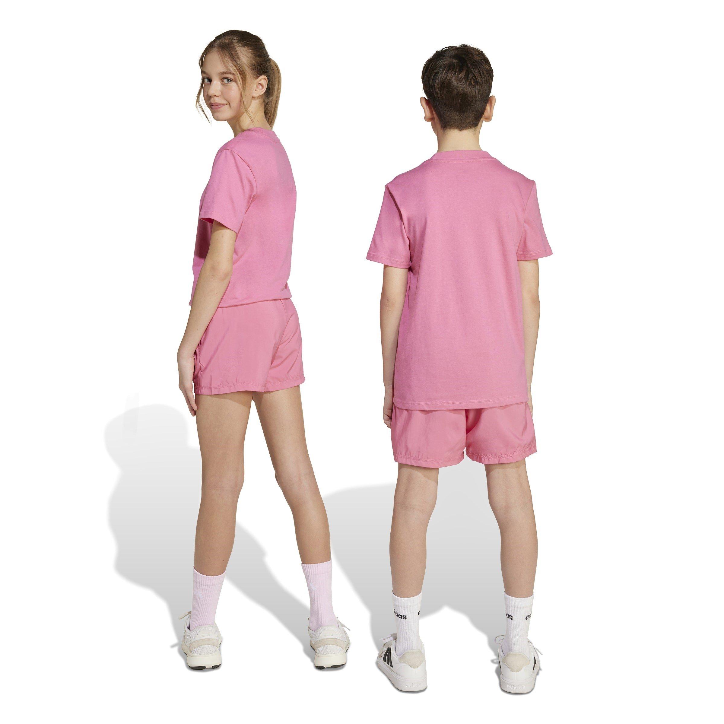 Pink Fusion/Wht - adidas - Essentials Climacool Juniors Shorts - 3